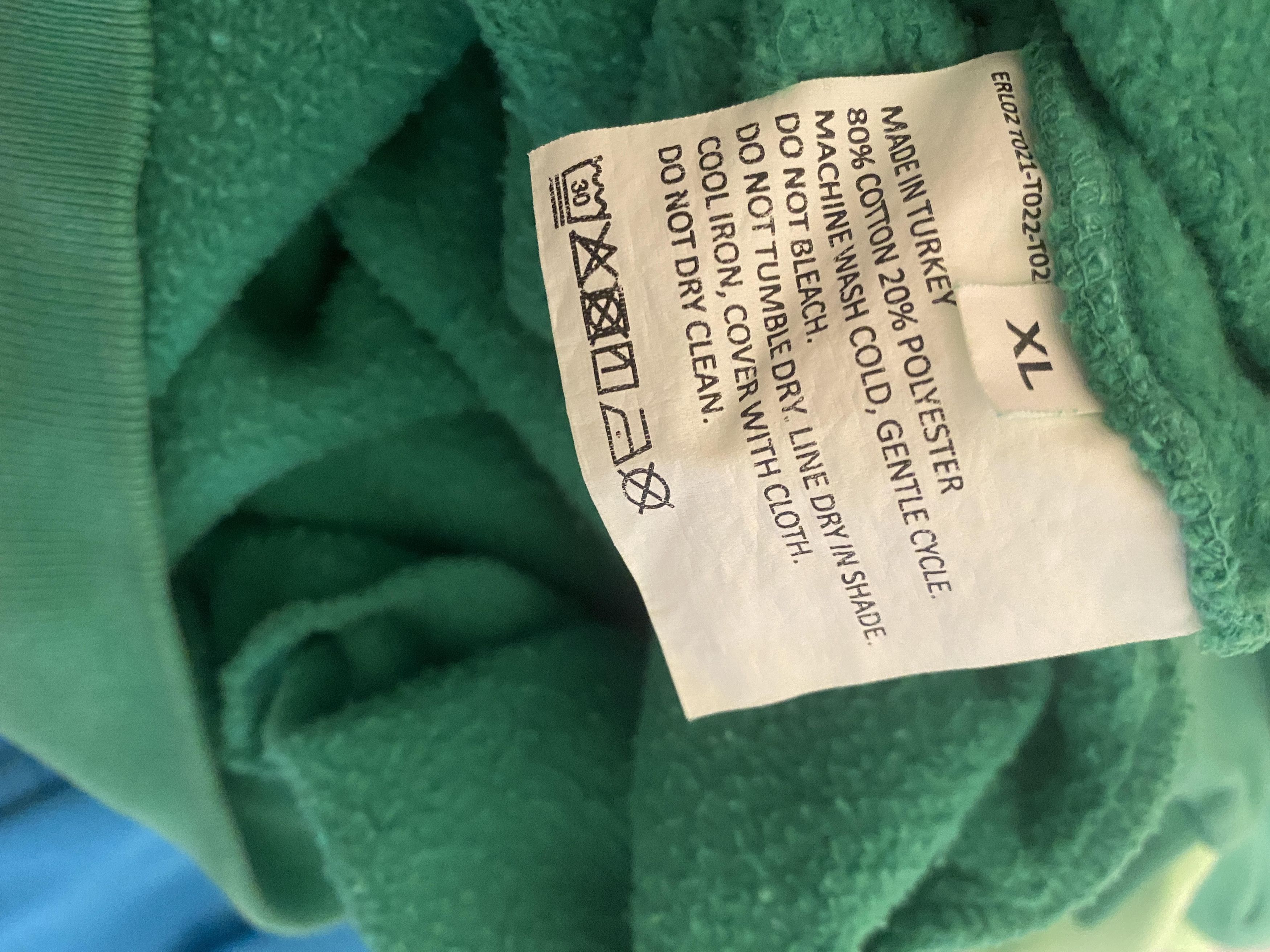 ERL ERL swirl hoodie green pullover Size US XL / EU 56 / 4 - 9 Thumbnail