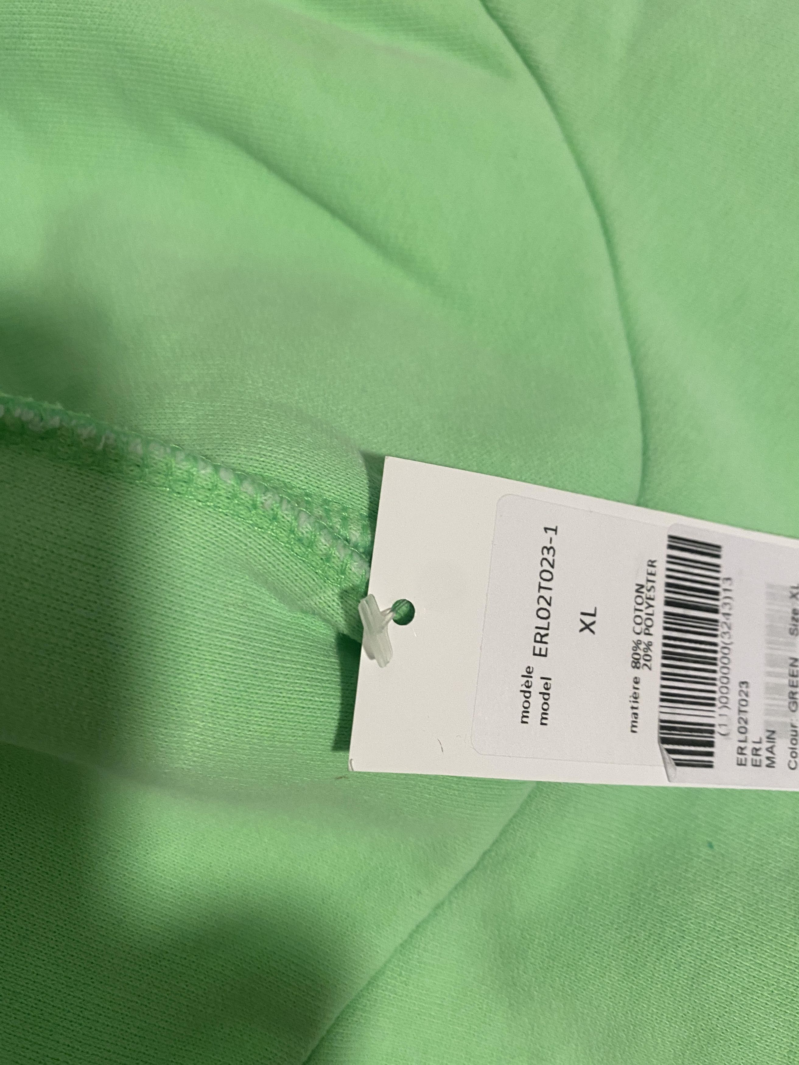ERL ERL swirl hoodie green pullover Size US XL / EU 56 / 4 - 8 Thumbnail