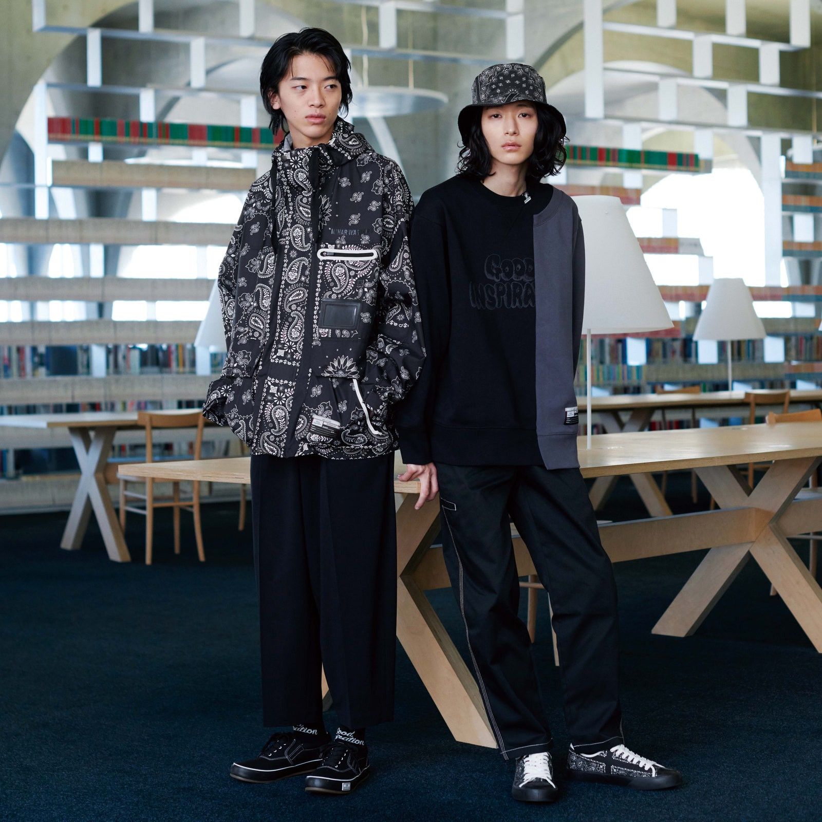 Maison MIHARA YASUHIRO Miharayasuhiro 'Good Inspiration' Split Panel Crewneck Size US M / EU 48-50 / 2 - 9 Thumbnail