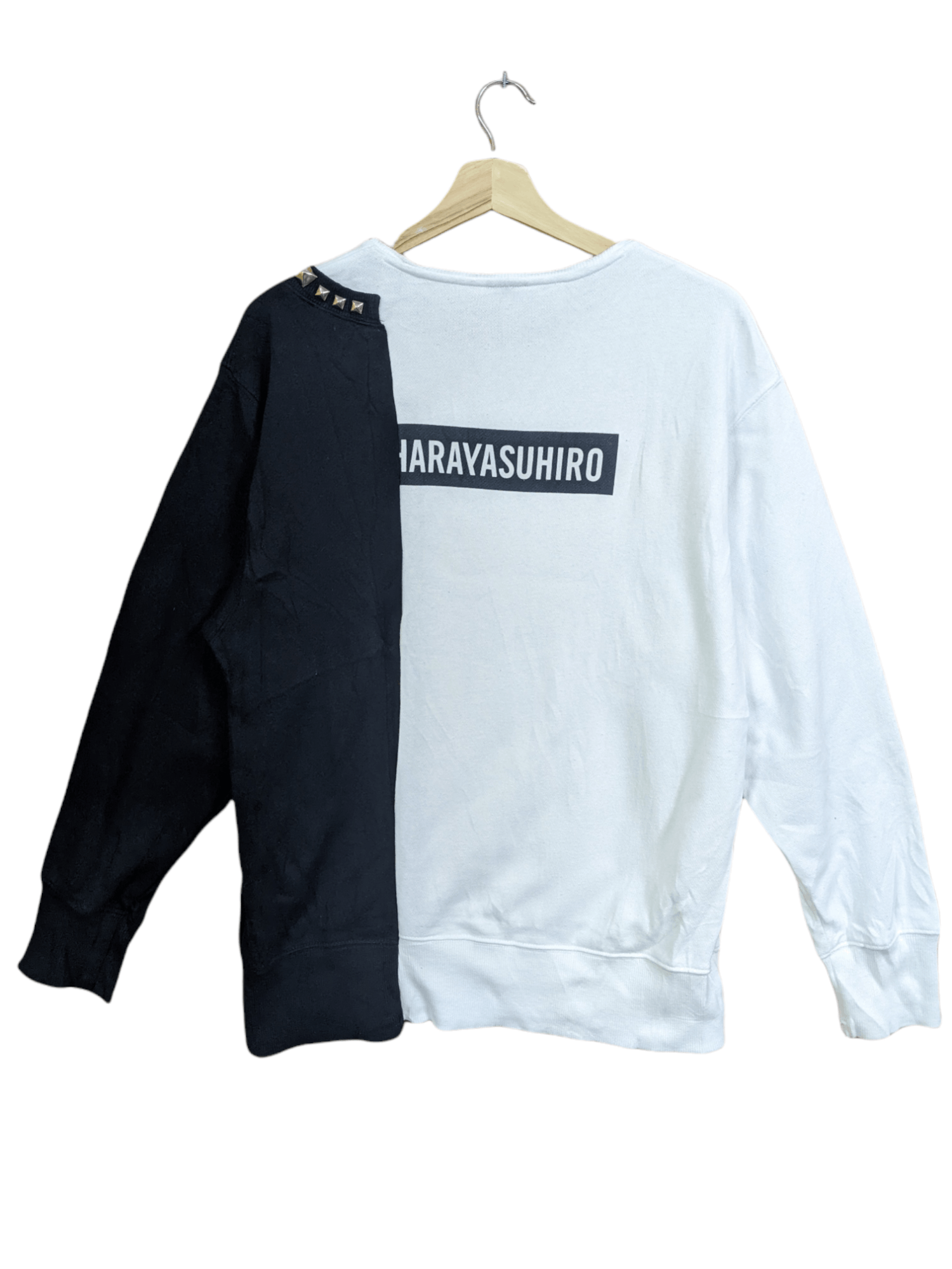 Maison MIHARA YASUHIRO Miharayasuhiro 'Good Inspiration' Split Panel Crewneck Size US M / EU 48-50 / 2 - 2 Thumbnail