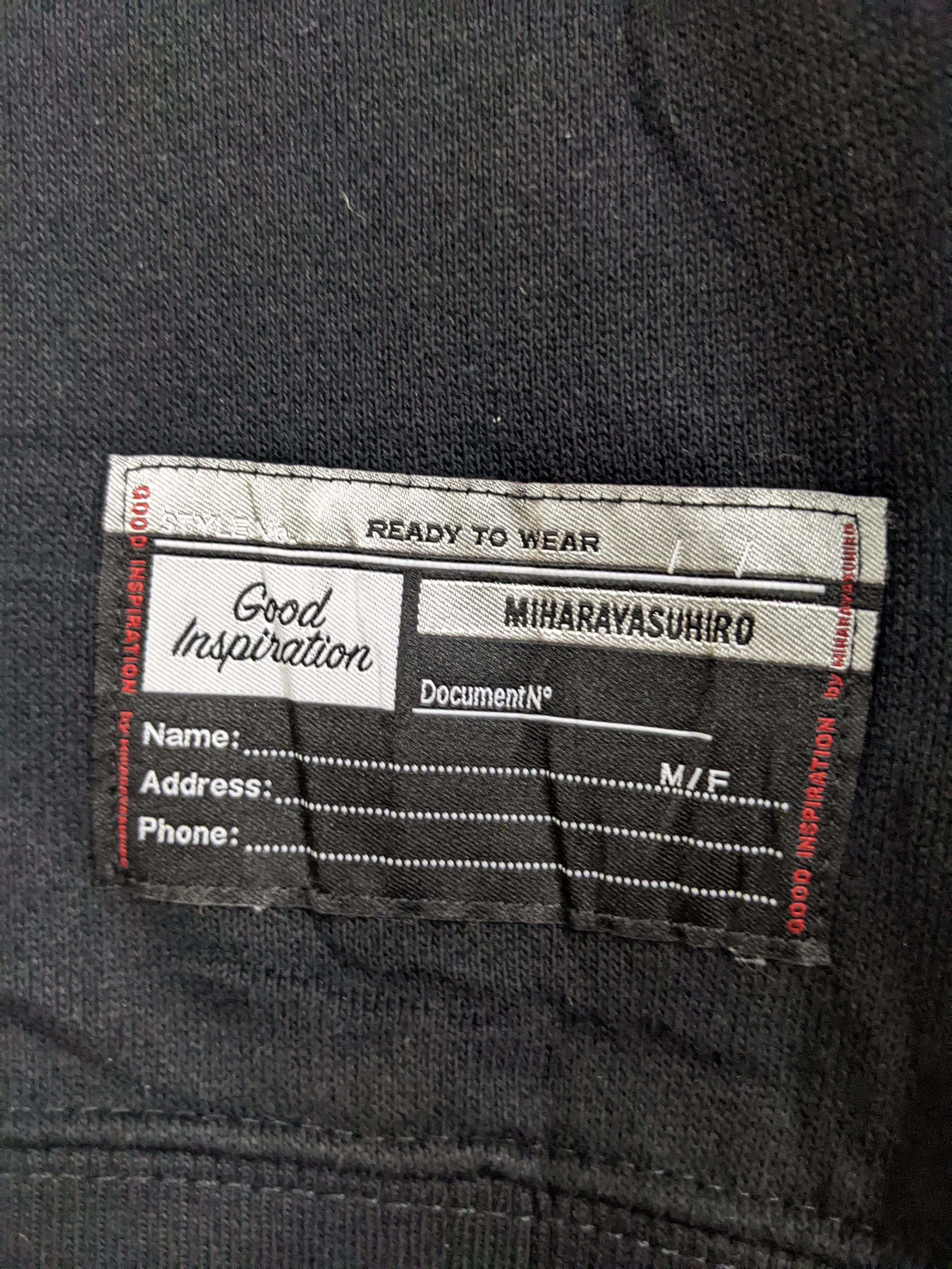 Maison MIHARA YASUHIRO Miharayasuhiro 'Good Inspiration' Split Panel Crewneck Size US M / EU 48-50 / 2 - 8 Thumbnail