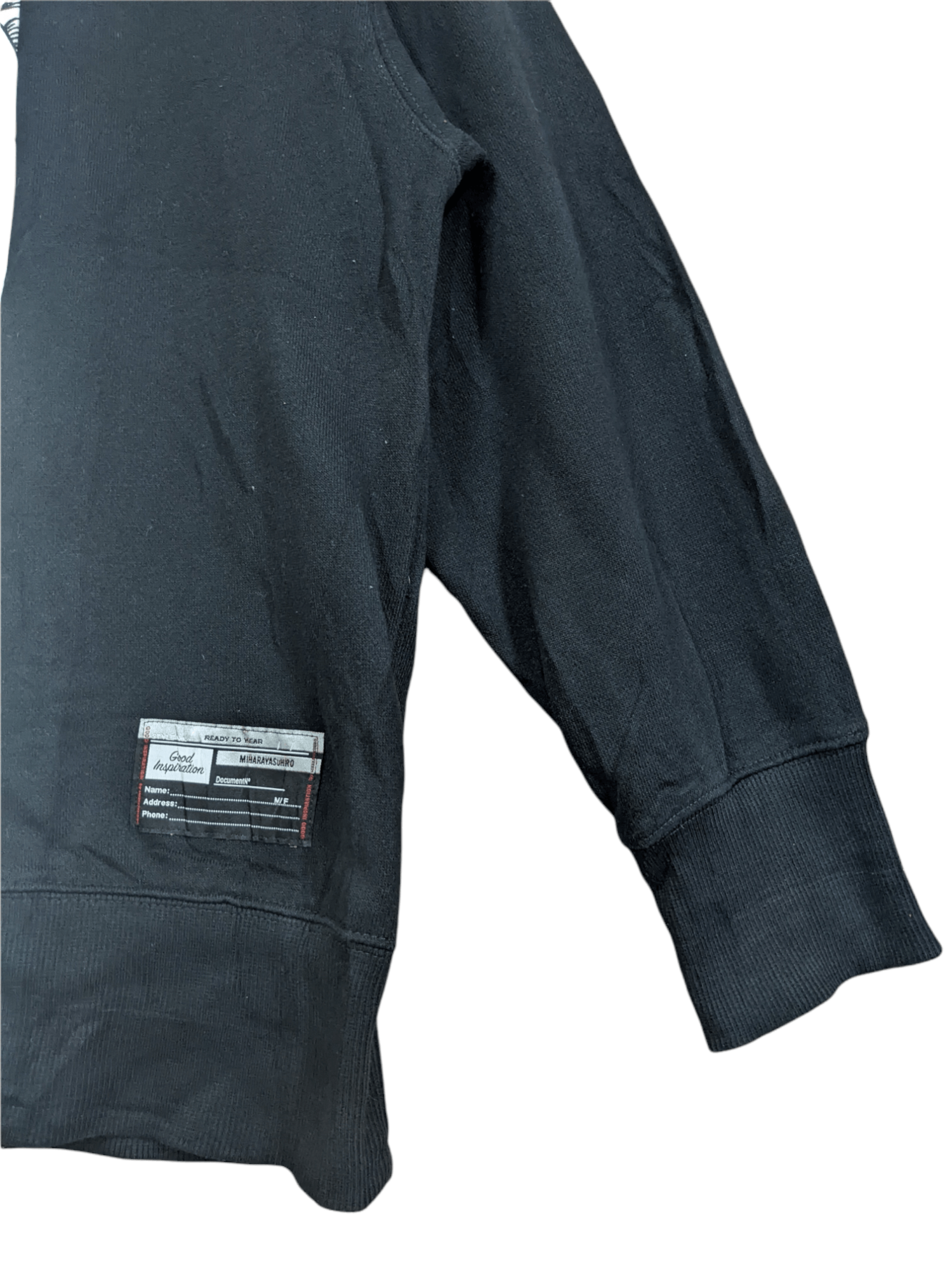Maison MIHARA YASUHIRO Miharayasuhiro 'Good Inspiration' Split Panel Crewneck Size US M / EU 48-50 / 2 - 5 Thumbnail