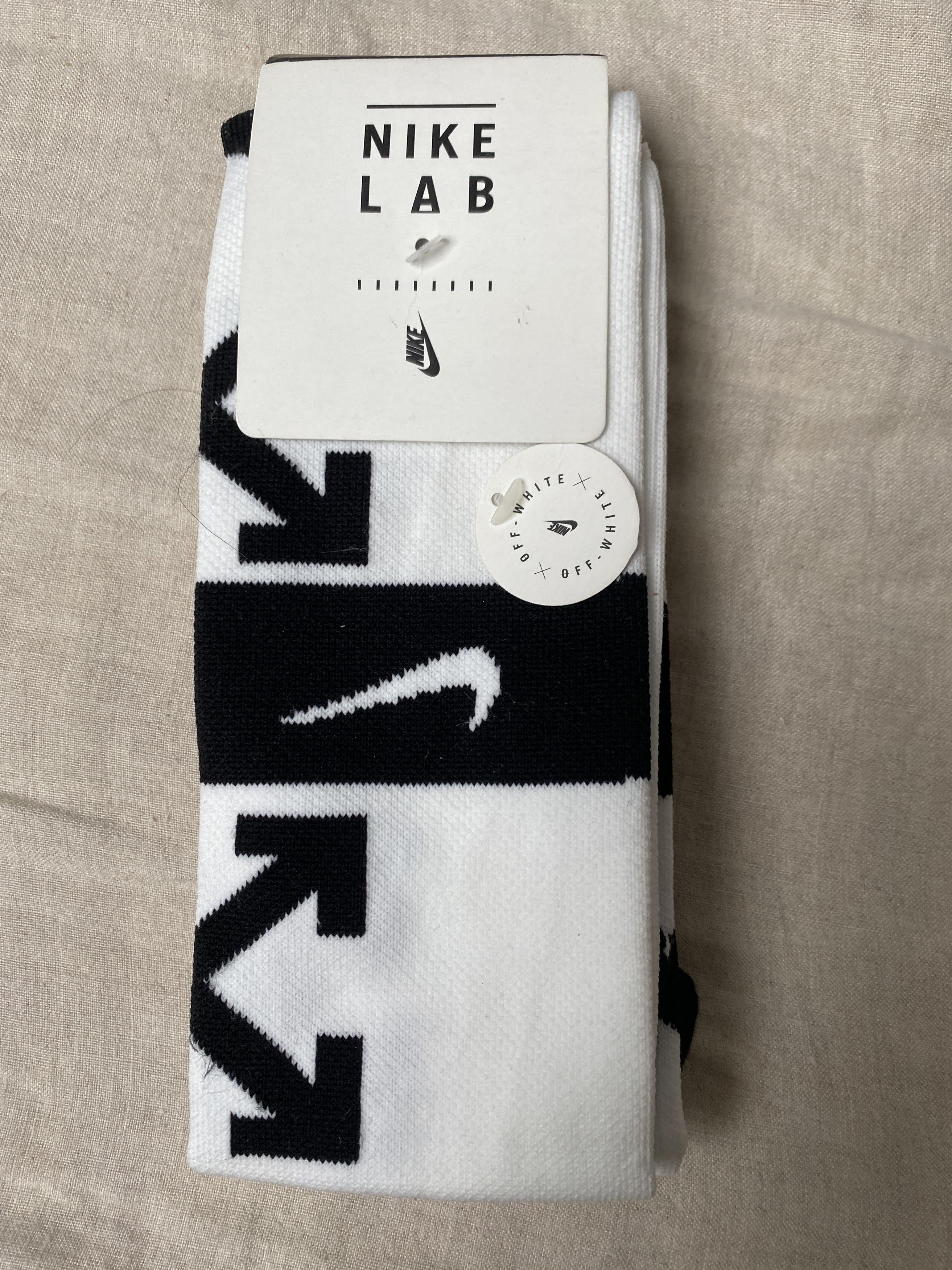 [size large] Nikelab x OFF-WHITE FB Socks White