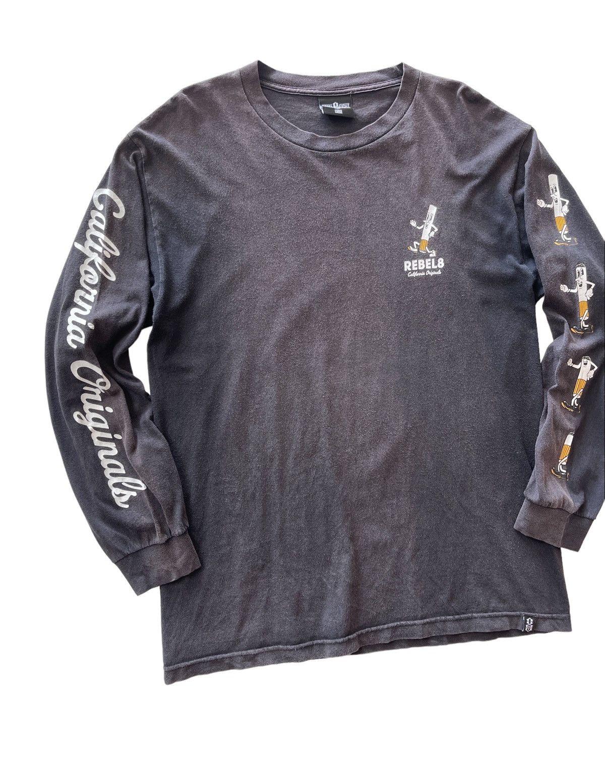 Rebel8 Rebel 8 Skates Faded Black Shirt Size US L / EU 52-54 / 3 - 3 Thumbnail
