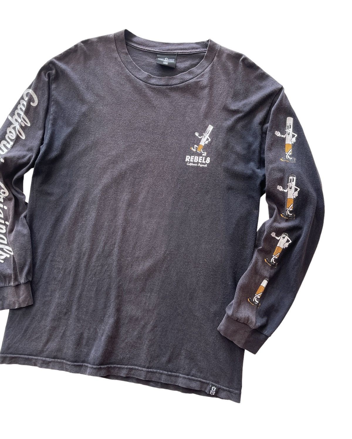 Rebel8 Rebel 8 Skates Faded Black Shirt Size US L / EU 52-54 / 3 - 4 Thumbnail