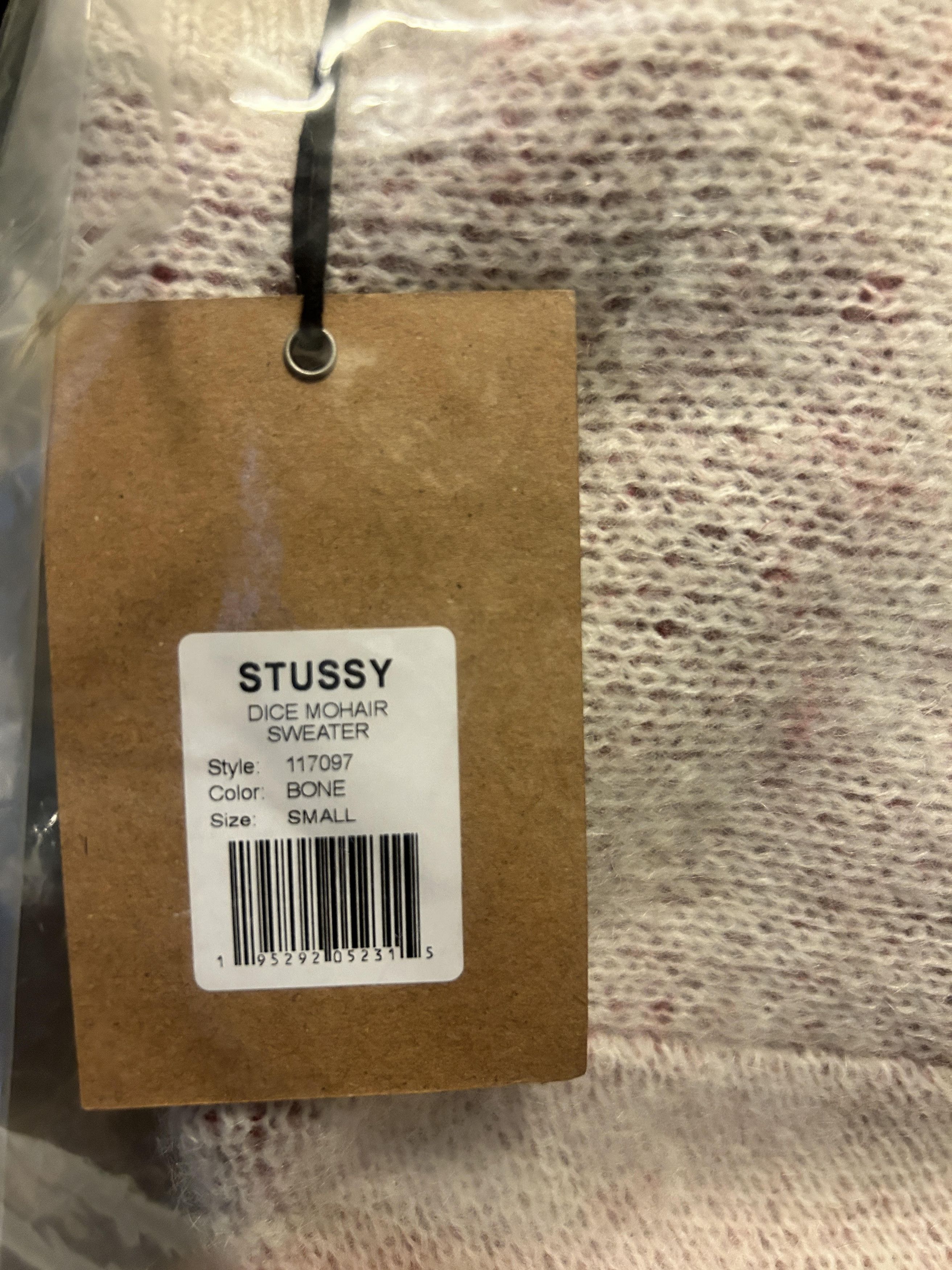 Stussy Stussy DICE MOHAIR SWEATER Brushed wool medium Size US S / EU 44-46 / 1 - 7 Thumbnail