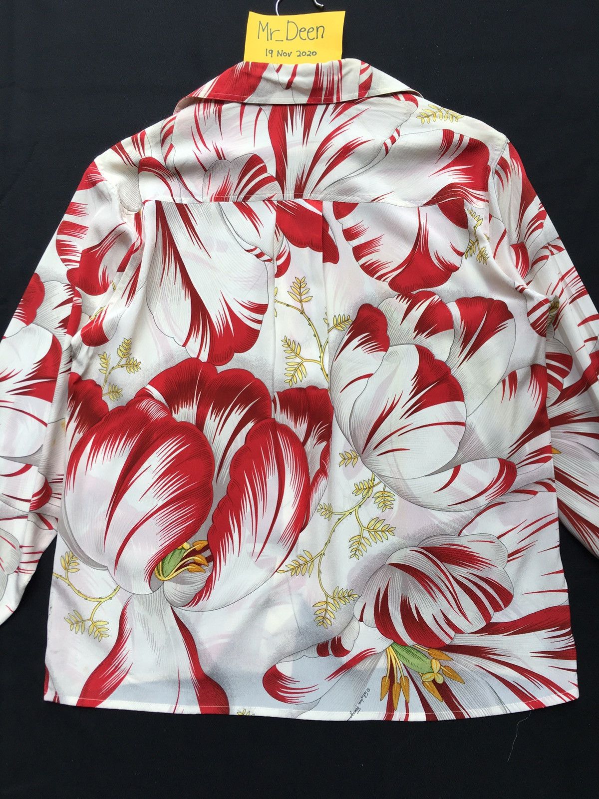 Salvatore Ferragamo Vintage Salvatore Ferragamo Silk Floral Collared Shirt Size US M / EU 48-50 / 2 - 14 Thumbnail