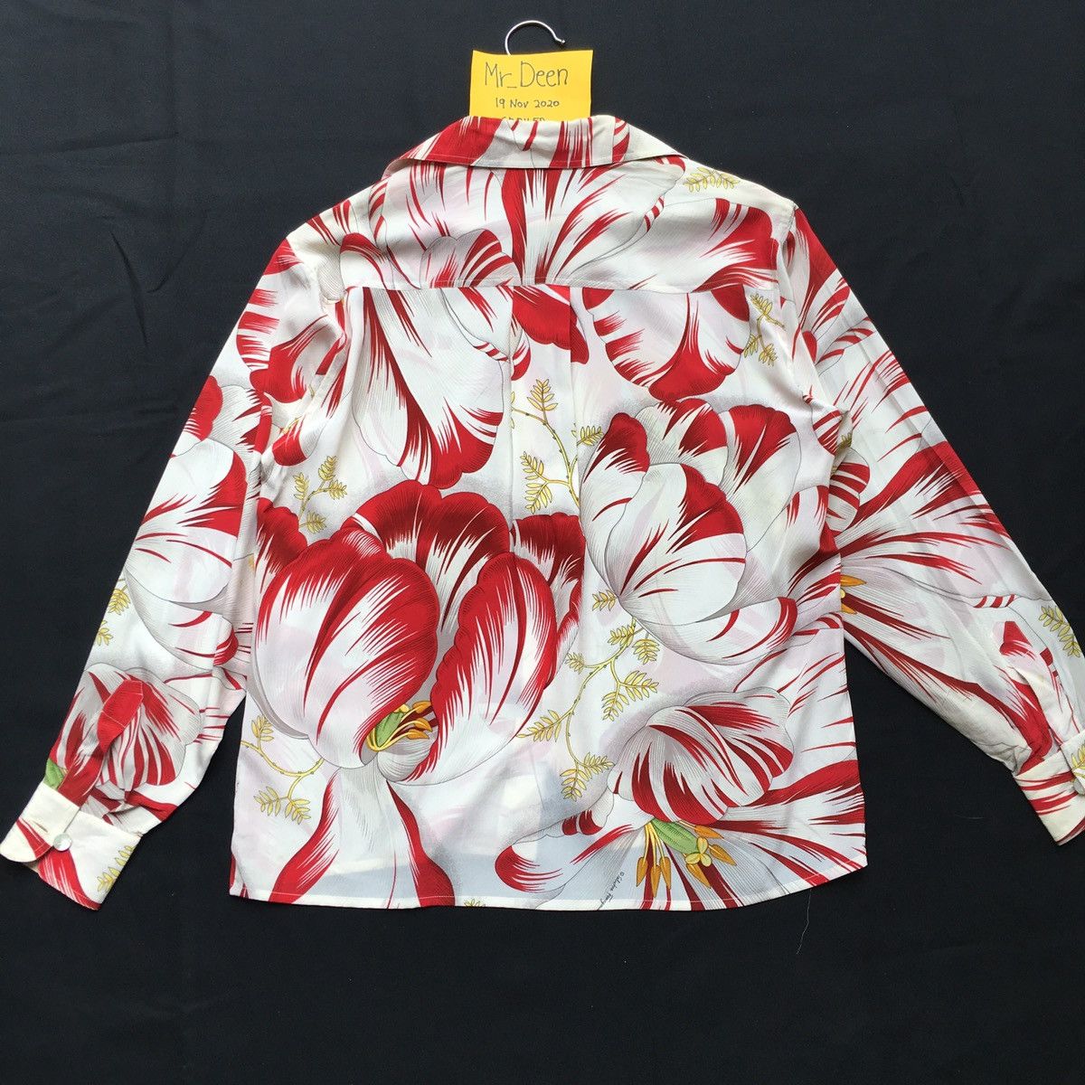 Salvatore Ferragamo Vintage Salvatore Ferragamo Silk Floral Collared Shirt Size US M / EU 48-50 / 2 - 10 Thumbnail
