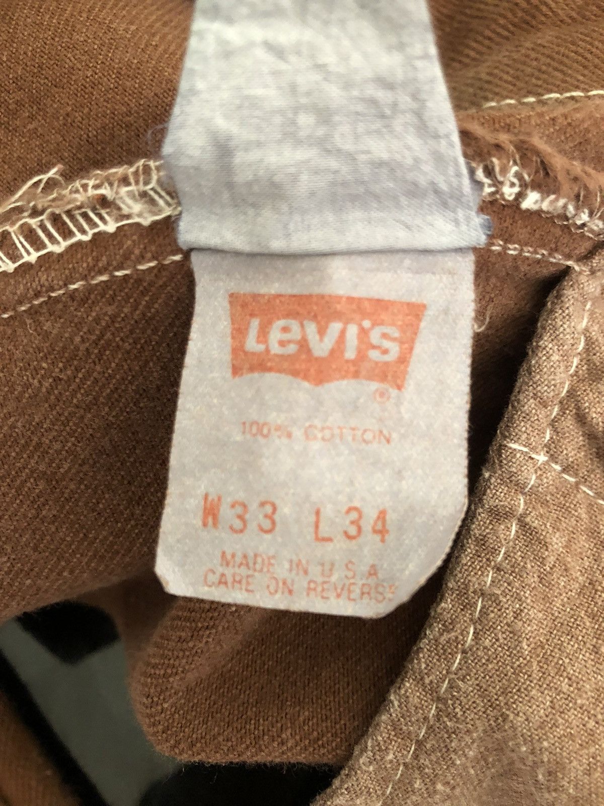 Levi's Vintage Late 80s Levi’s 501 Made in Usa Jeans Brown Denim Size US 32 / EU 48 - 18 Thumbnail