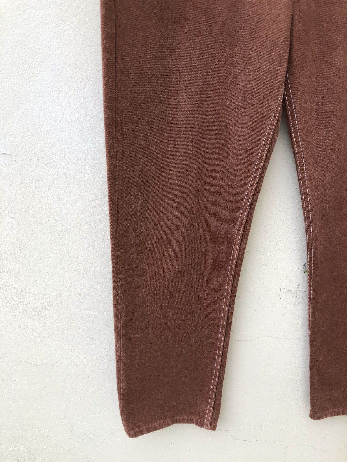 Levi's Vintage Late 80s Levi’s 501 Made in Usa Jeans Brown Denim Size US 32 / EU 48 - 4 Thumbnail