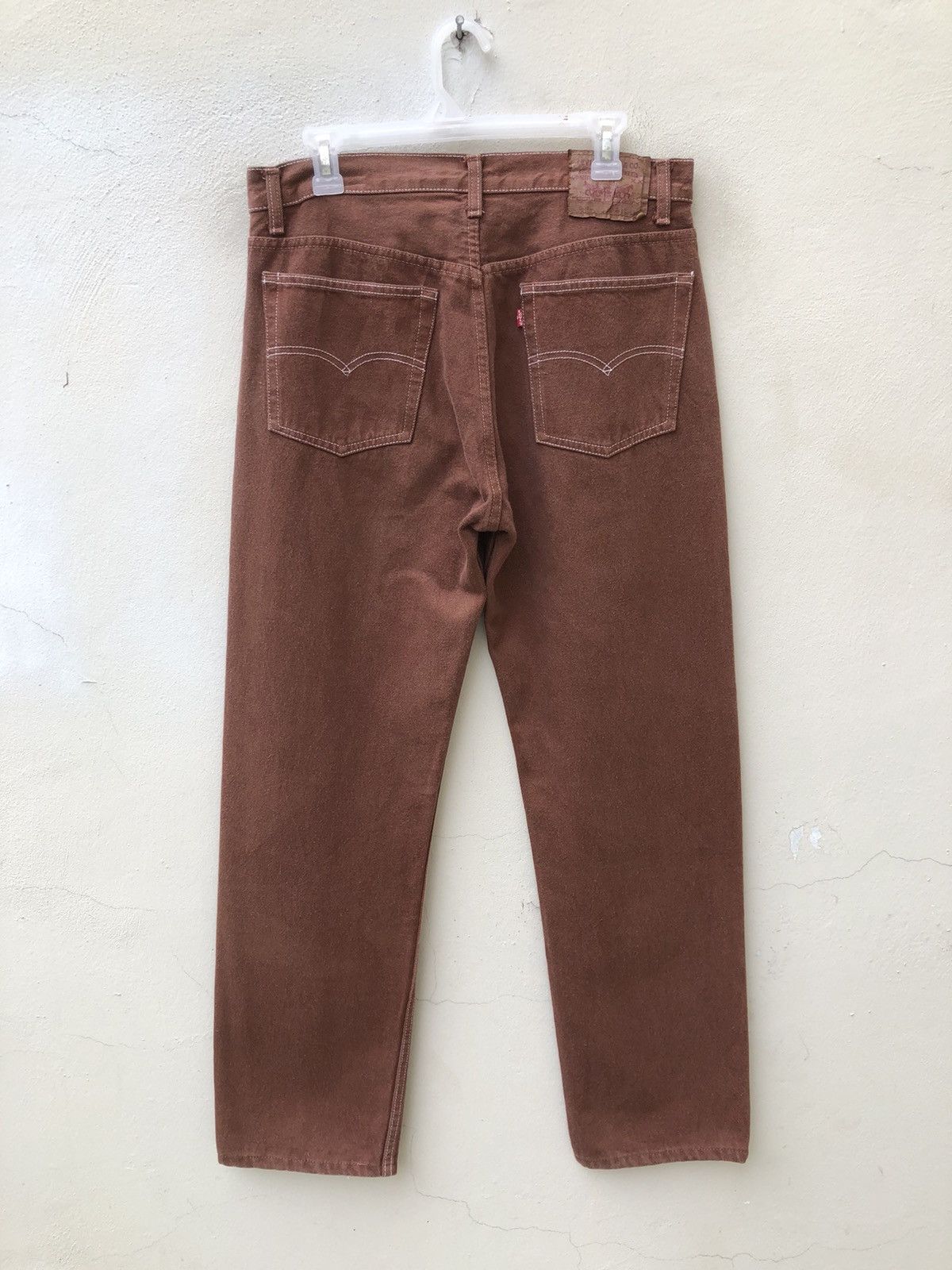 Levi's Vintage Late 80s Levi’s 501 Made in Usa Jeans Brown Denim Size US 32 / EU 48 - 9 Thumbnail