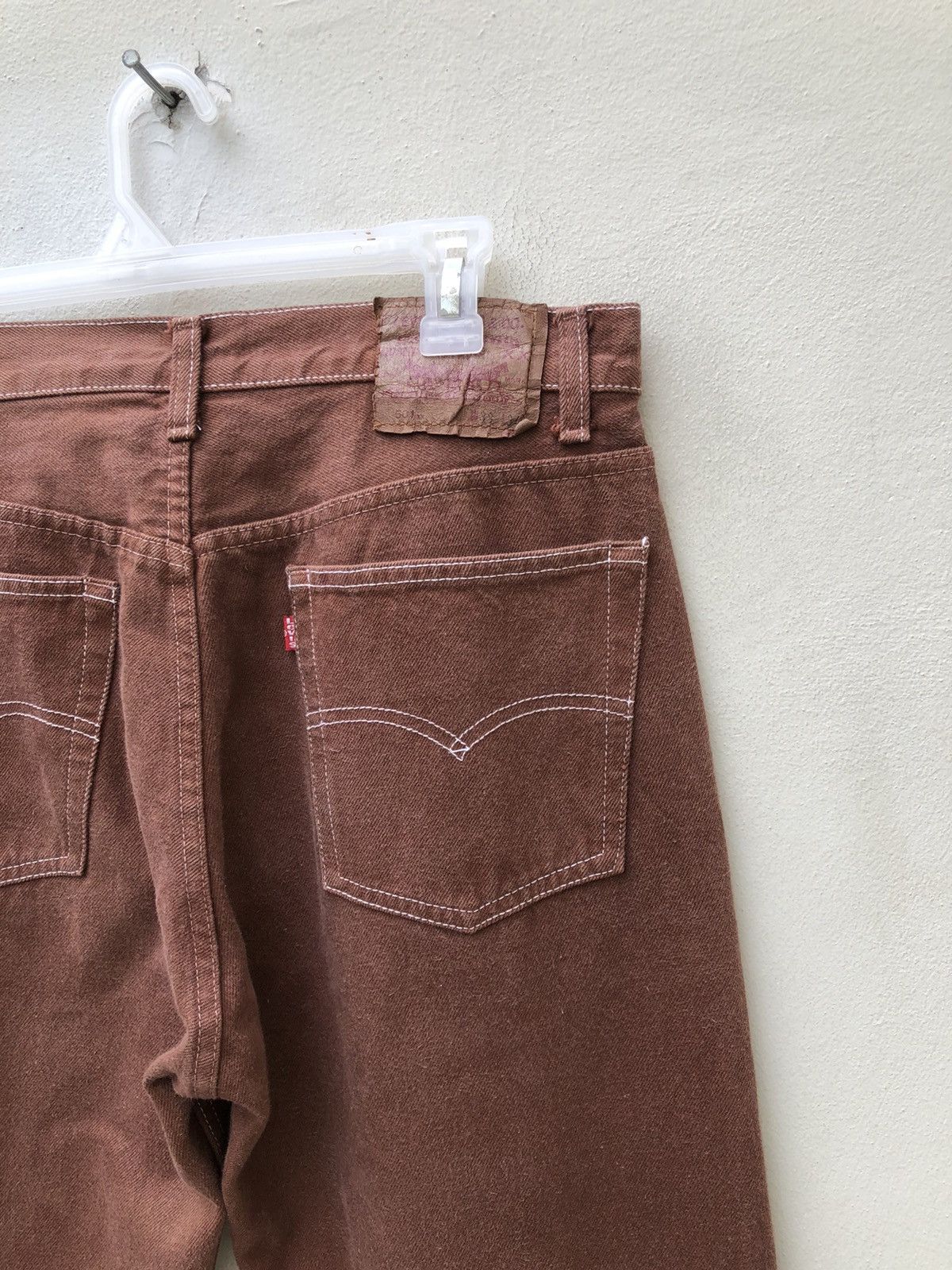 Levi's Vintage Late 80s Levi’s 501 Made in Usa Jeans Brown Denim Size US 32 / EU 48 - 14 Thumbnail