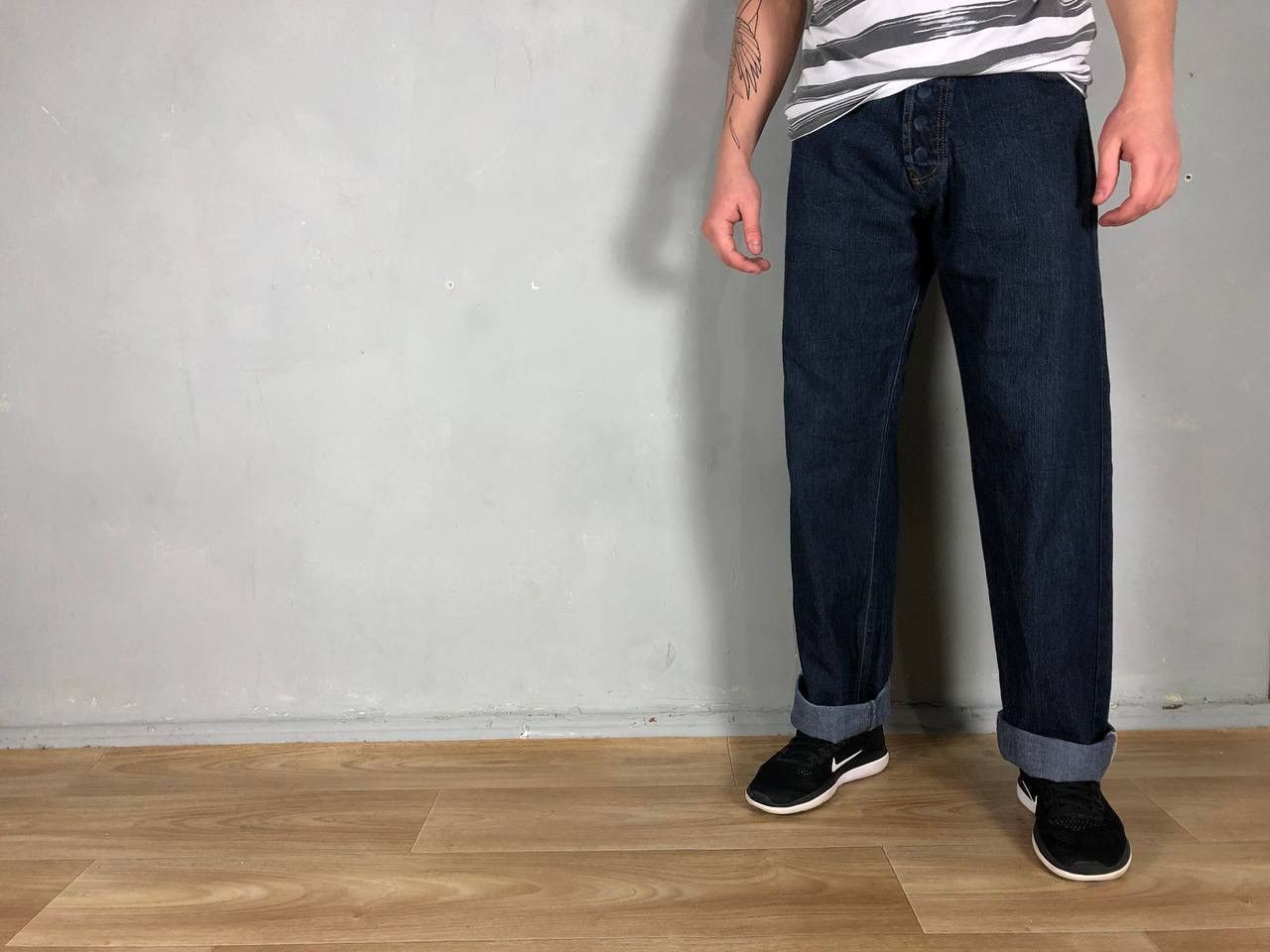 Japanese Brand Designworks Japanese brand streetwear Selvedge denim jeans Size US 34 / EU 50 - 1 Thumbnail