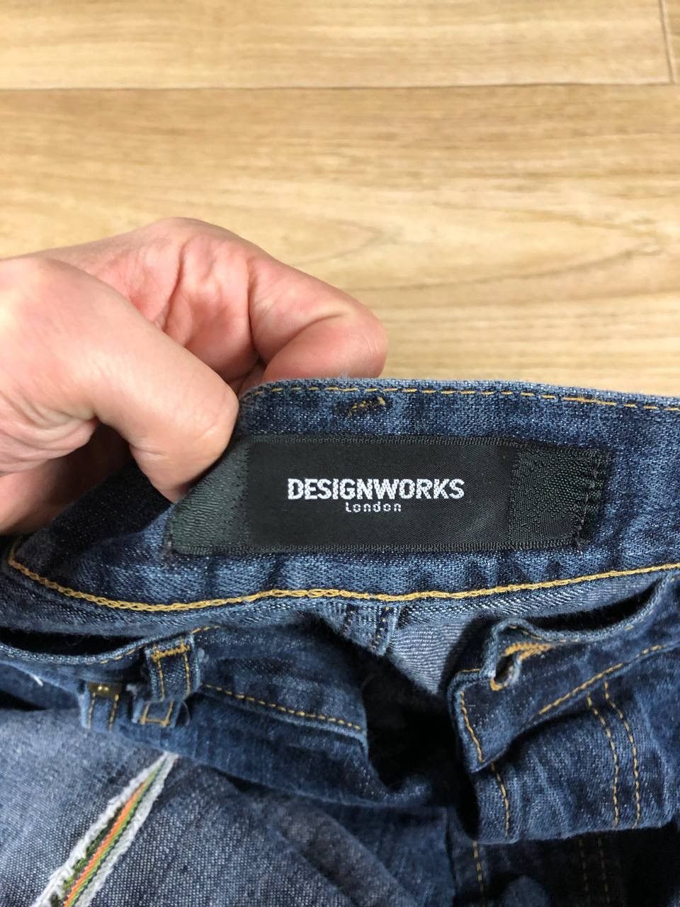 Japanese Brand Designworks Japanese brand streetwear Selvedge denim jeans Size US 34 / EU 50 - 5 Thumbnail
