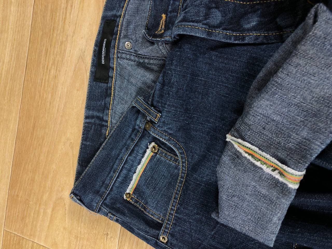 Japanese Brand Designworks Japanese brand streetwear Selvedge denim jeans Size US 34 / EU 50 - 8 Thumbnail