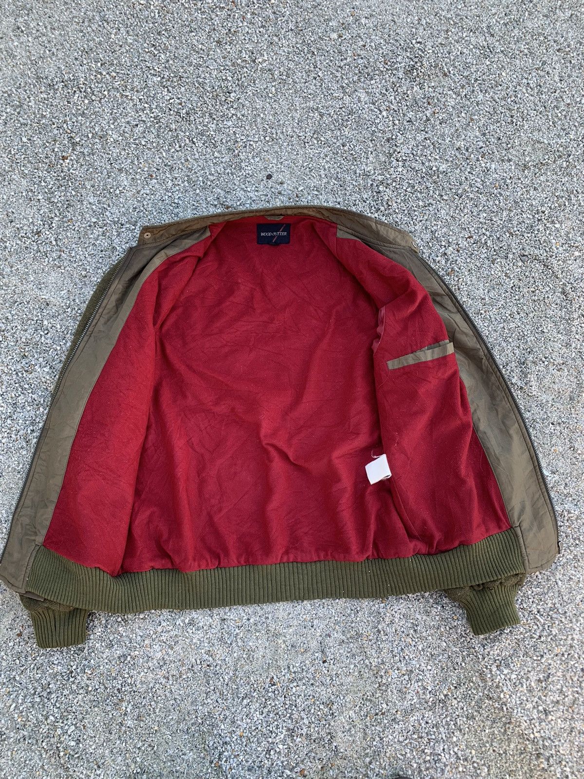 Japanese Brand × Vintage Vintage Wood Cutter Wool Bomber Jacket Size US L / EU 52-54 / 3 - 11 Thumbnail