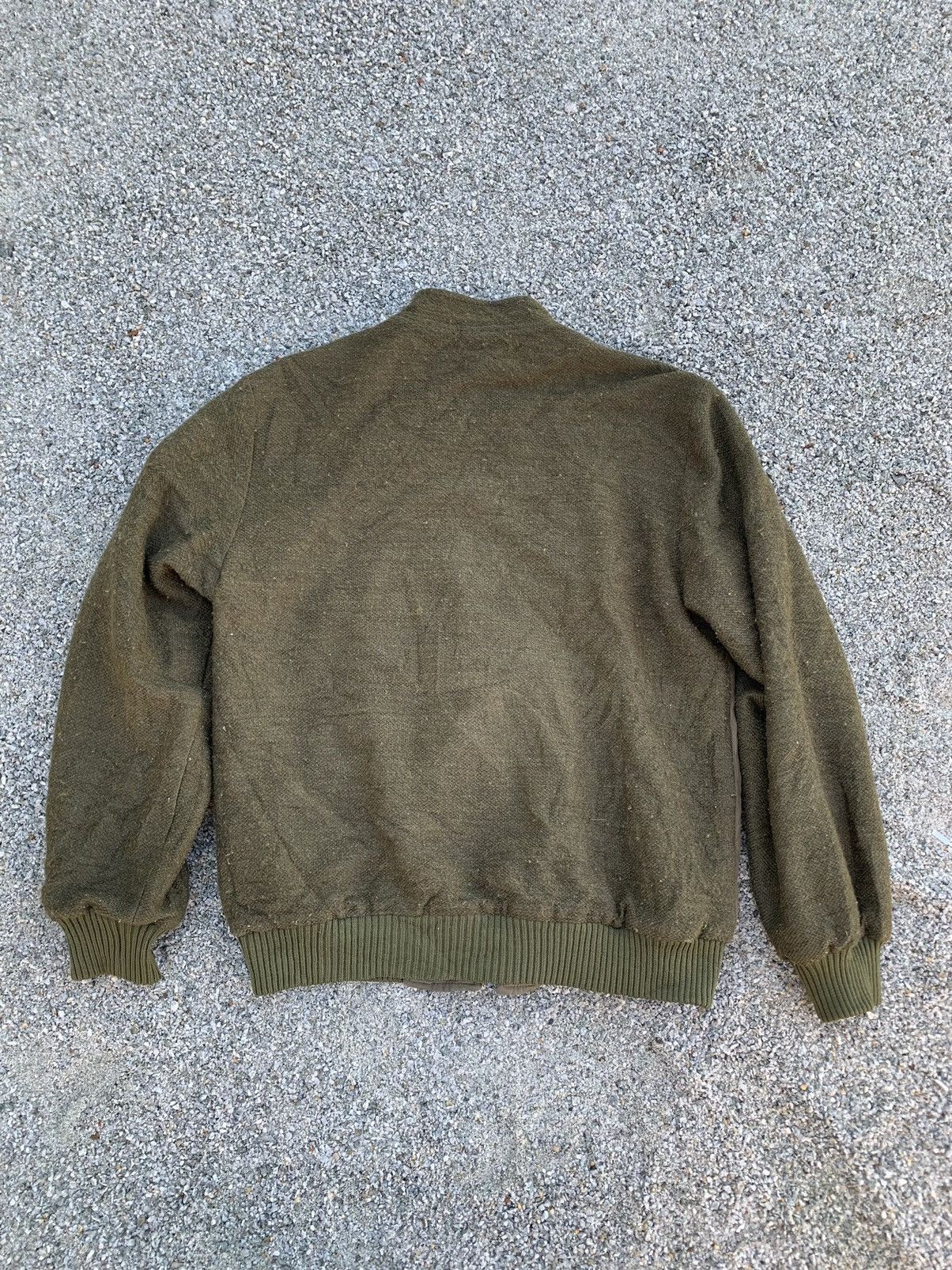 Japanese Brand × Vintage Vintage Wood Cutter Wool Bomber Jacket Size US L / EU 52-54 / 3 - 3 Thumbnail