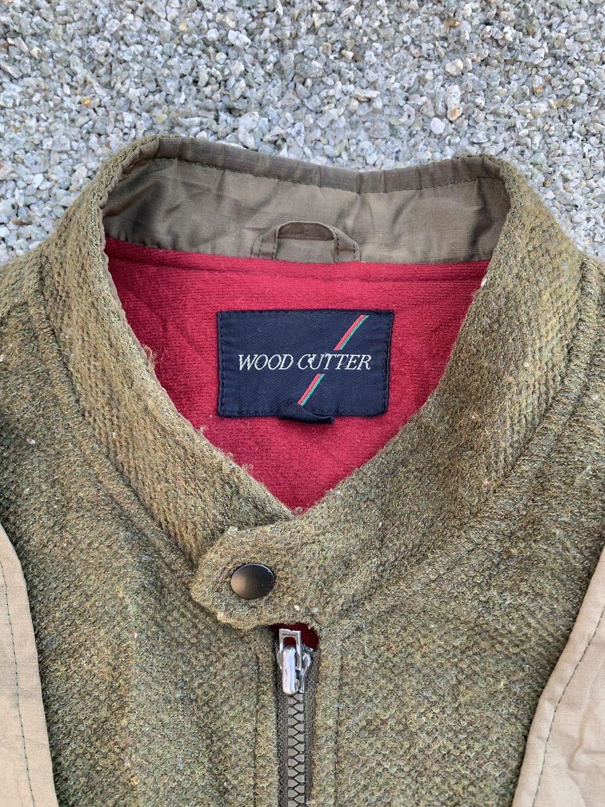 Japanese Brand × Vintage Vintage Wood Cutter Wool Bomber Jacket Size US L / EU 52-54 / 3 - 4 Thumbnail