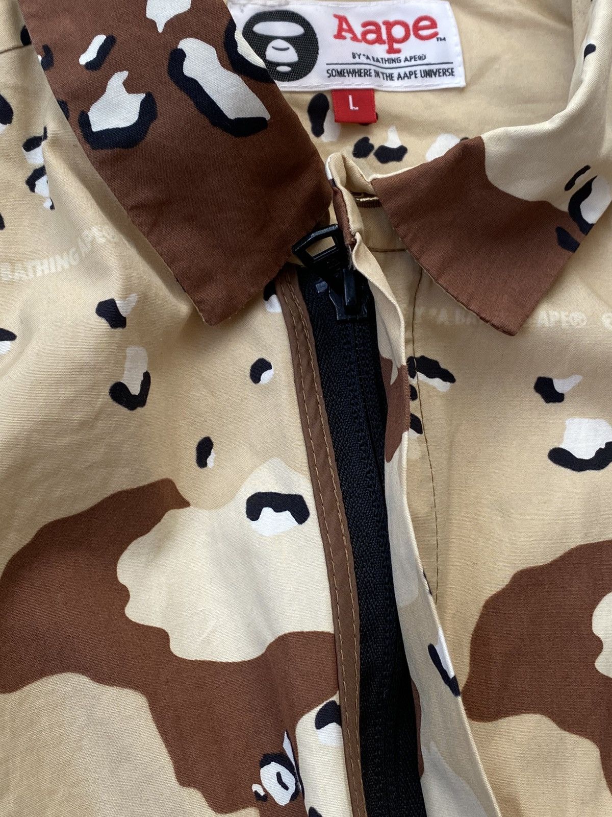 Aape Bape Camo Zip-Up Shirt Size US L / EU 52-54 / 3 - 12 Thumbnail