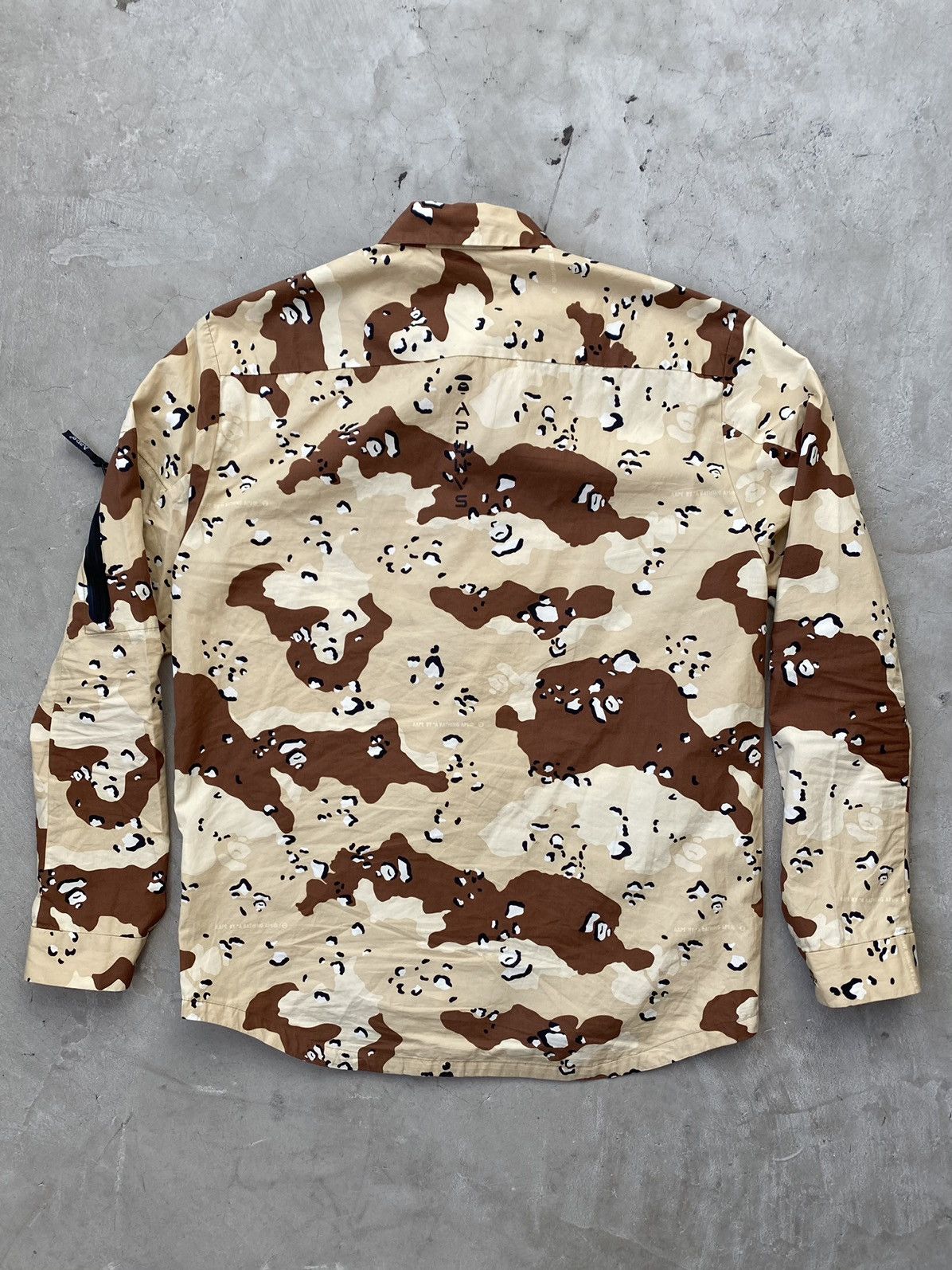 Aape Bape Camo Zip-Up Shirt Size US L / EU 52-54 / 3 - 2 Thumbnail