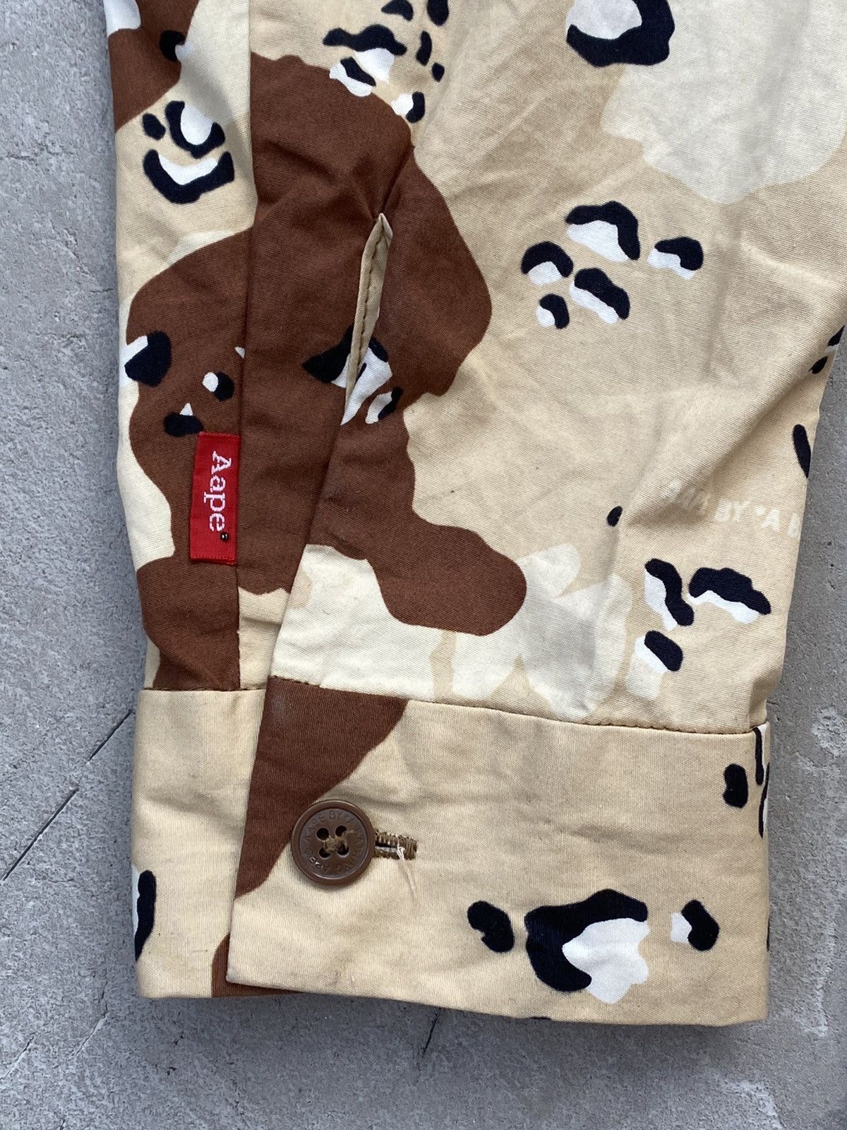 Aape Bape Camo Zip-Up Shirt Size US L / EU 52-54 / 3 - 5 Thumbnail