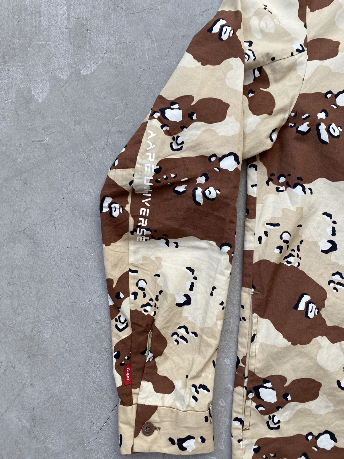 Aape Bape Camo Zip-Up Shirt Size US L / EU 52-54 / 3 - 3 Thumbnail