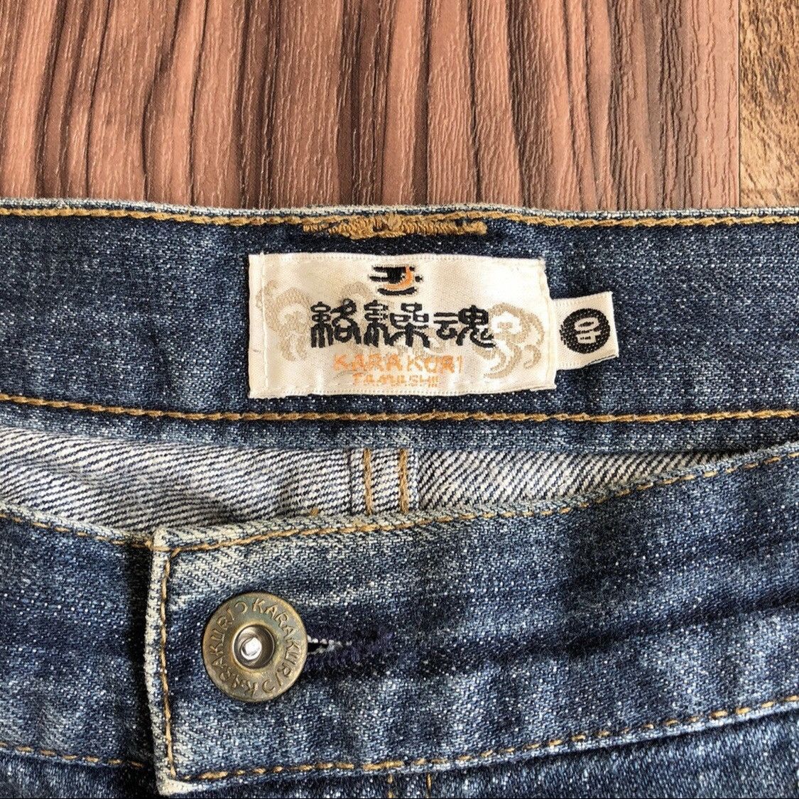 Japanese Brand Vintage KARAKURI Multi Pocket Denim Jeans Size US 40 / EU 56 - 4 Thumbnail