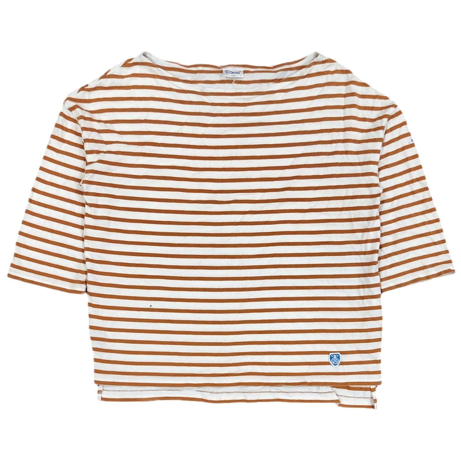 Designer × Orcival RARE! ORCIVAL MADE IN FRANCE STRIPED SAILOR 3 QUARTER Size L / US 10 / IT 46 - 1 Thumbnail