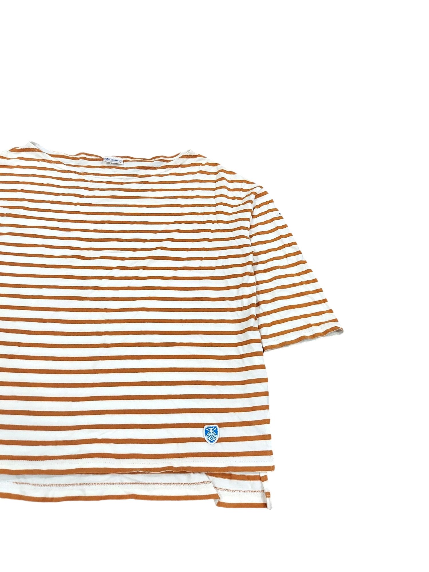 Designer × Orcival RARE! ORCIVAL MADE IN FRANCE STRIPED SAILOR 3 QUARTER Size L / US 10 / IT 46 - 3 Thumbnail