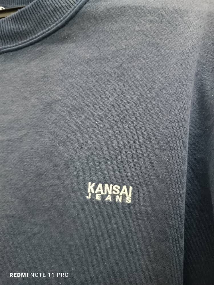 Japanese Brand × Kansai Yamamoto KANSAI JEANS SWEATSHIRT Size US L / EU 52-54 / 3 - 3 Thumbnail