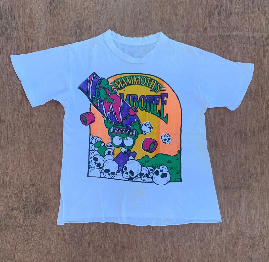 image of Vintage Tee D - 7 Mamothis in White, Men's (Size Large)