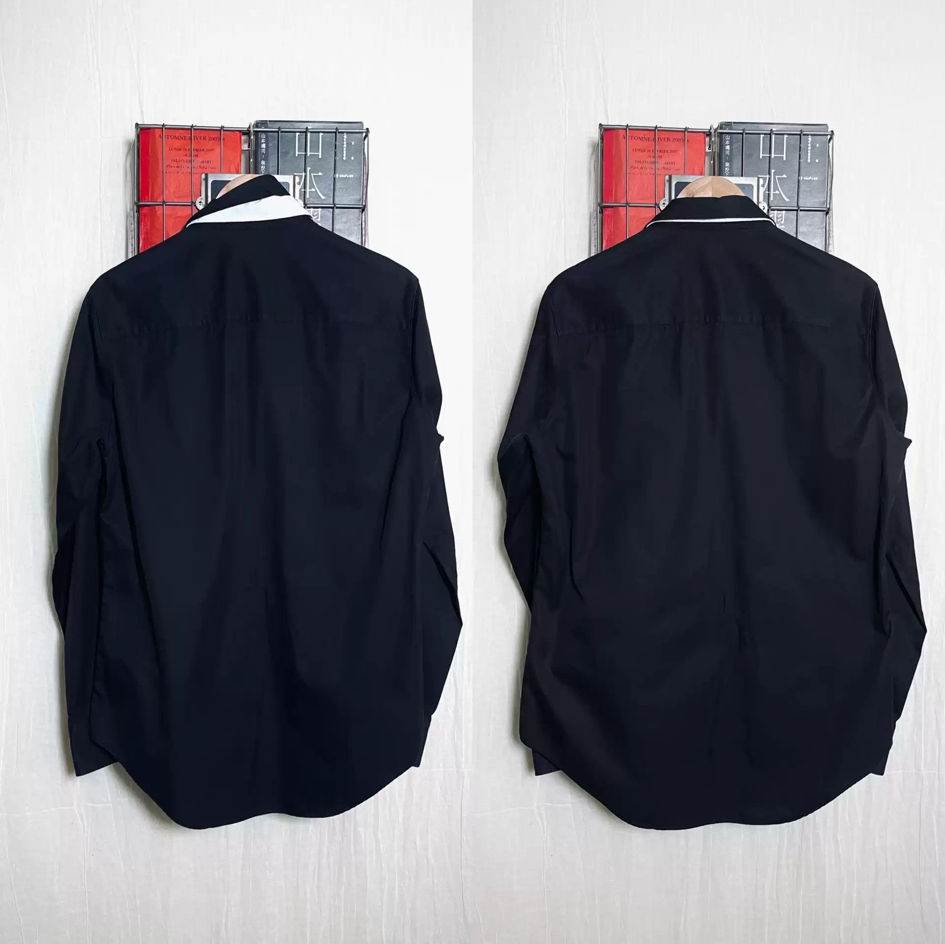 Yohji Yamamoto Yohji Yamamoto Double Collar Shirt Size US L / EU 52-54 / 3 - 3 Thumbnail