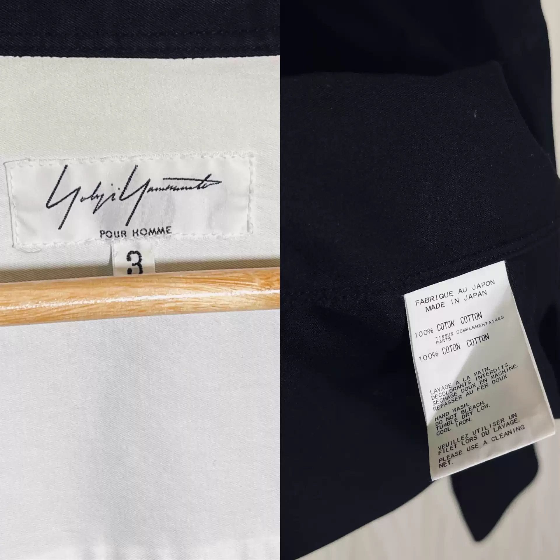 Yohji Yamamoto Yohji Yamamoto Double Collar Shirt Size US L / EU 52-54 / 3 - 4 Thumbnail