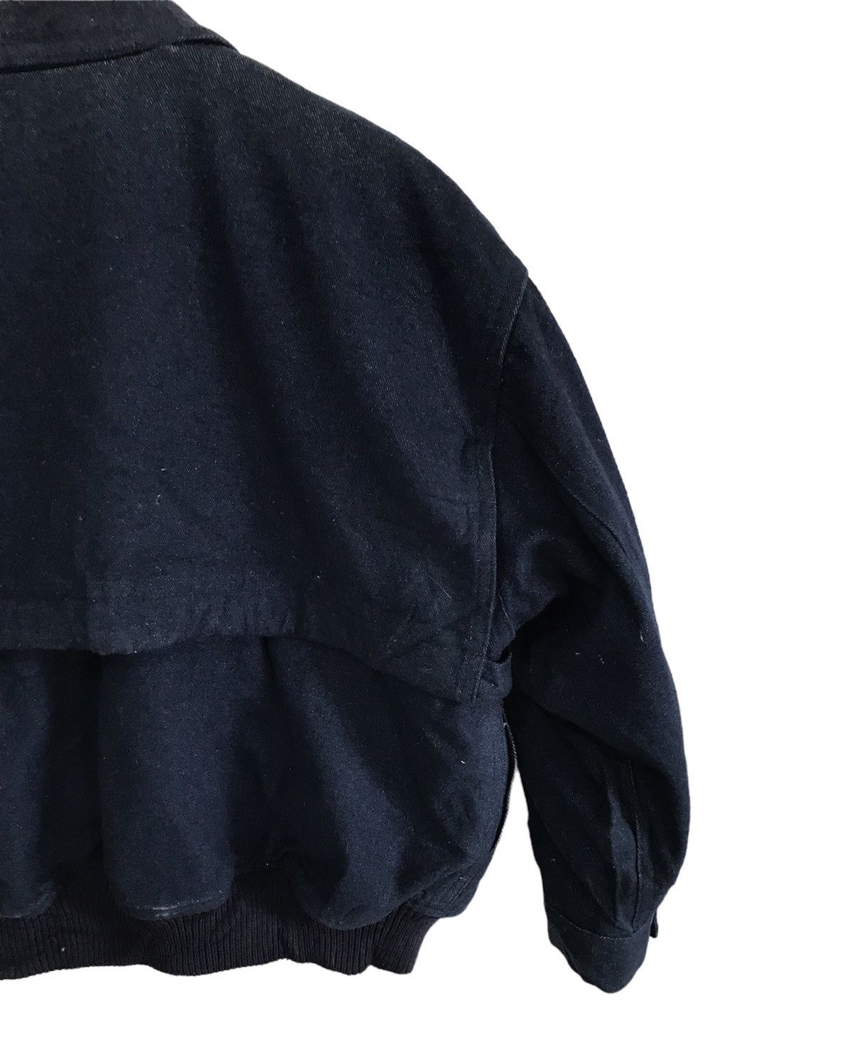 Hai Sporting Gear × Issey Miyake × Vintage 💥🇯🇵💥Vintage Hai Sporting Gear wool denim bomber parachute Size US M / EU 48-50 / 2 - 9 Thumbnail