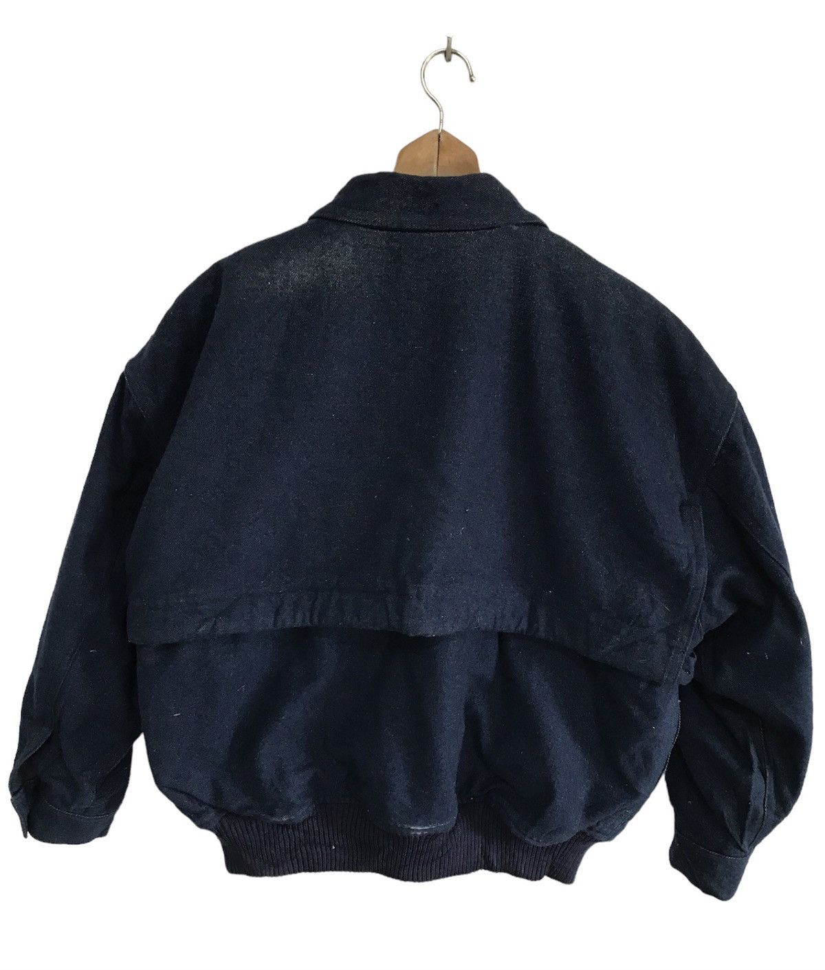 Hai Sporting Gear × Issey Miyake × Vintage 💥🇯🇵💥Vintage Hai Sporting Gear wool denim bomber parachute Size US M / EU 48-50 / 2 - 7 Thumbnail