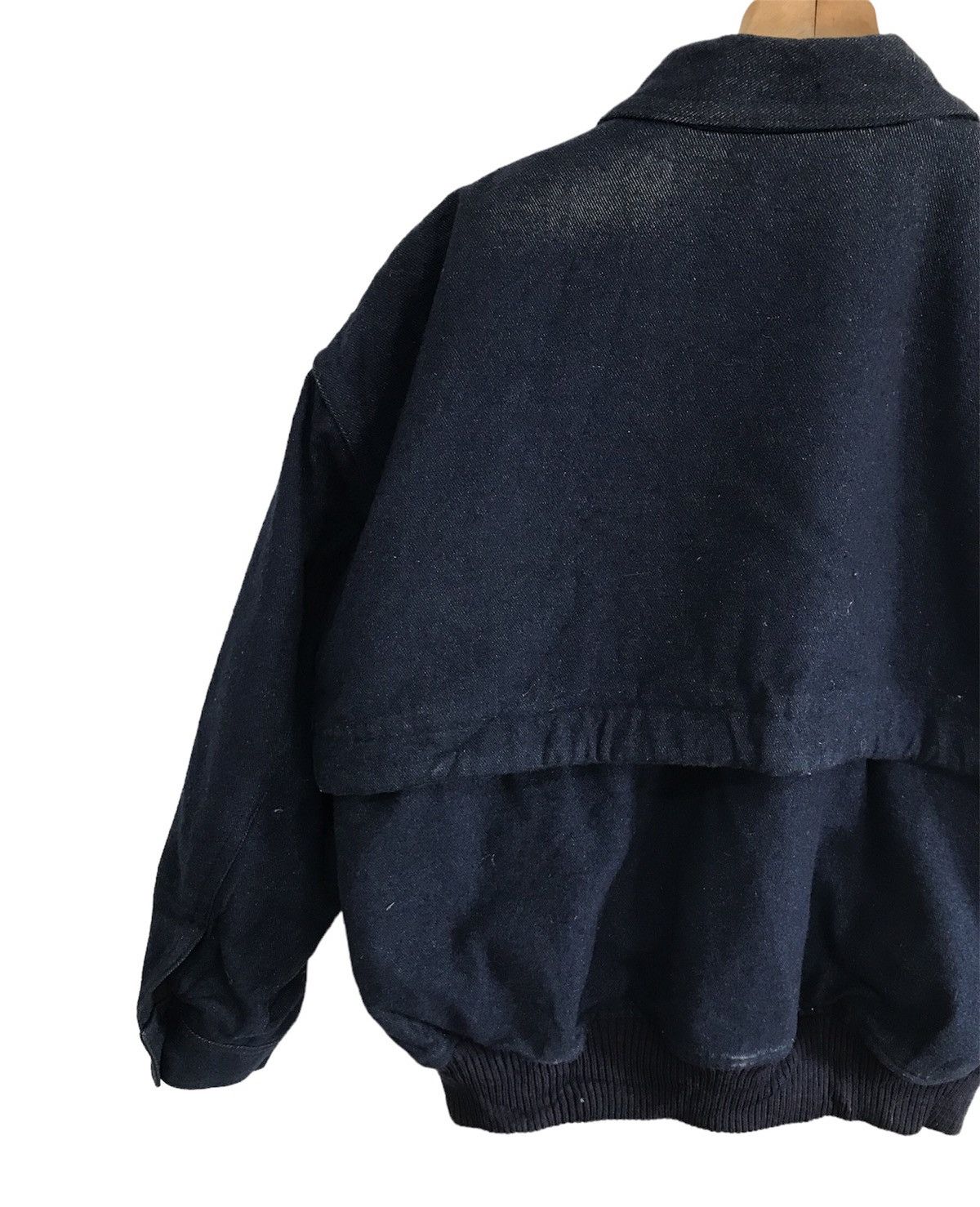 Hai Sporting Gear × Issey Miyake × Vintage 💥🇯🇵💥Vintage Hai Sporting Gear wool denim bomber parachute Size US M / EU 48-50 / 2 - 8 Thumbnail