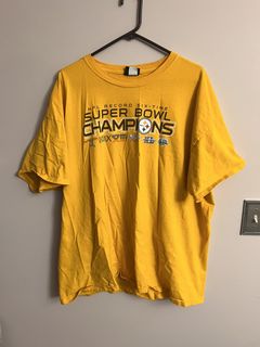 Vintage Reebok Pittsburgh Steelers 6x Super Bowl Champions T Shirt