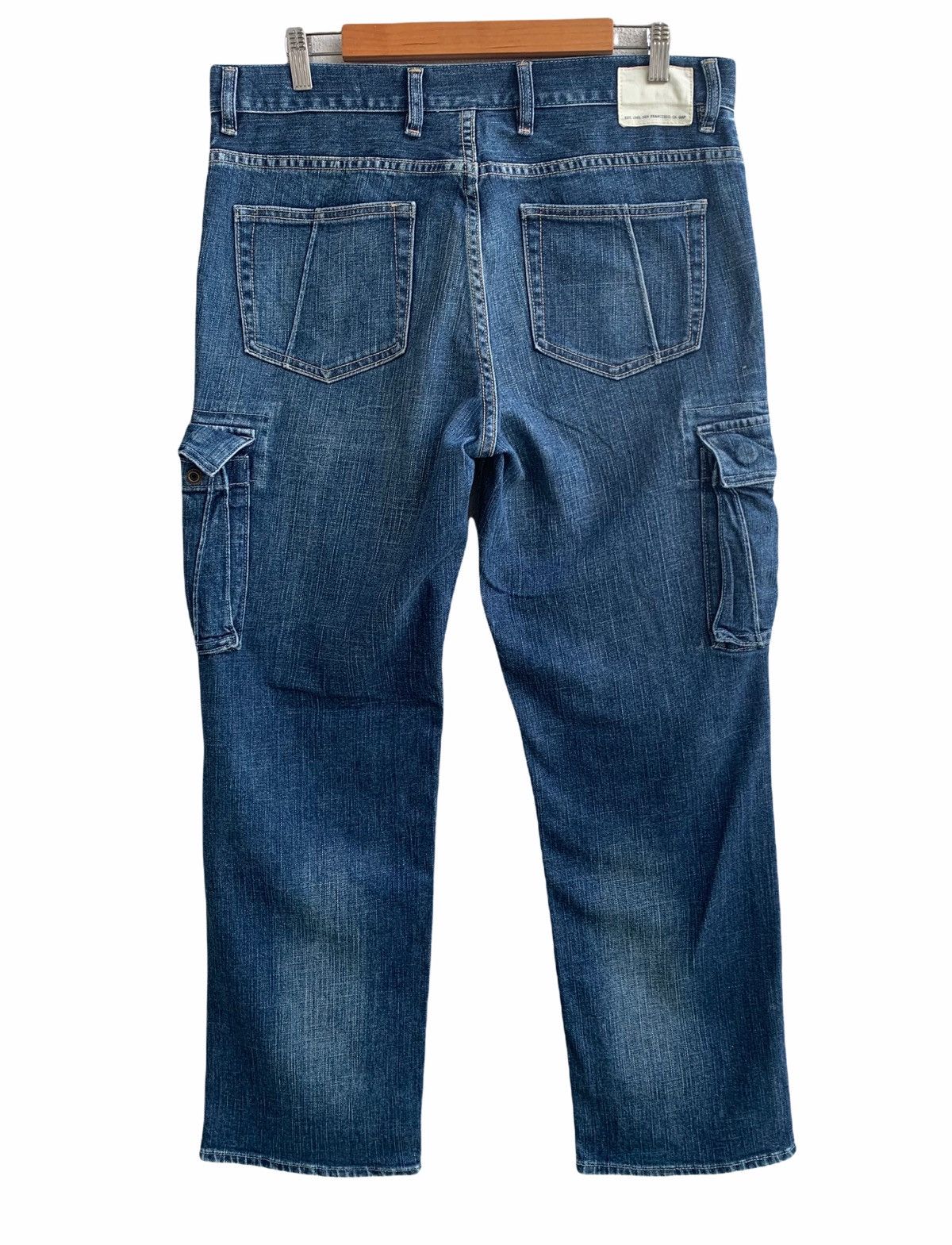 Gap Designer Gap Cargo Slim Pocket Jeans Size US 34 / EU 50 - 2 Thumbnail