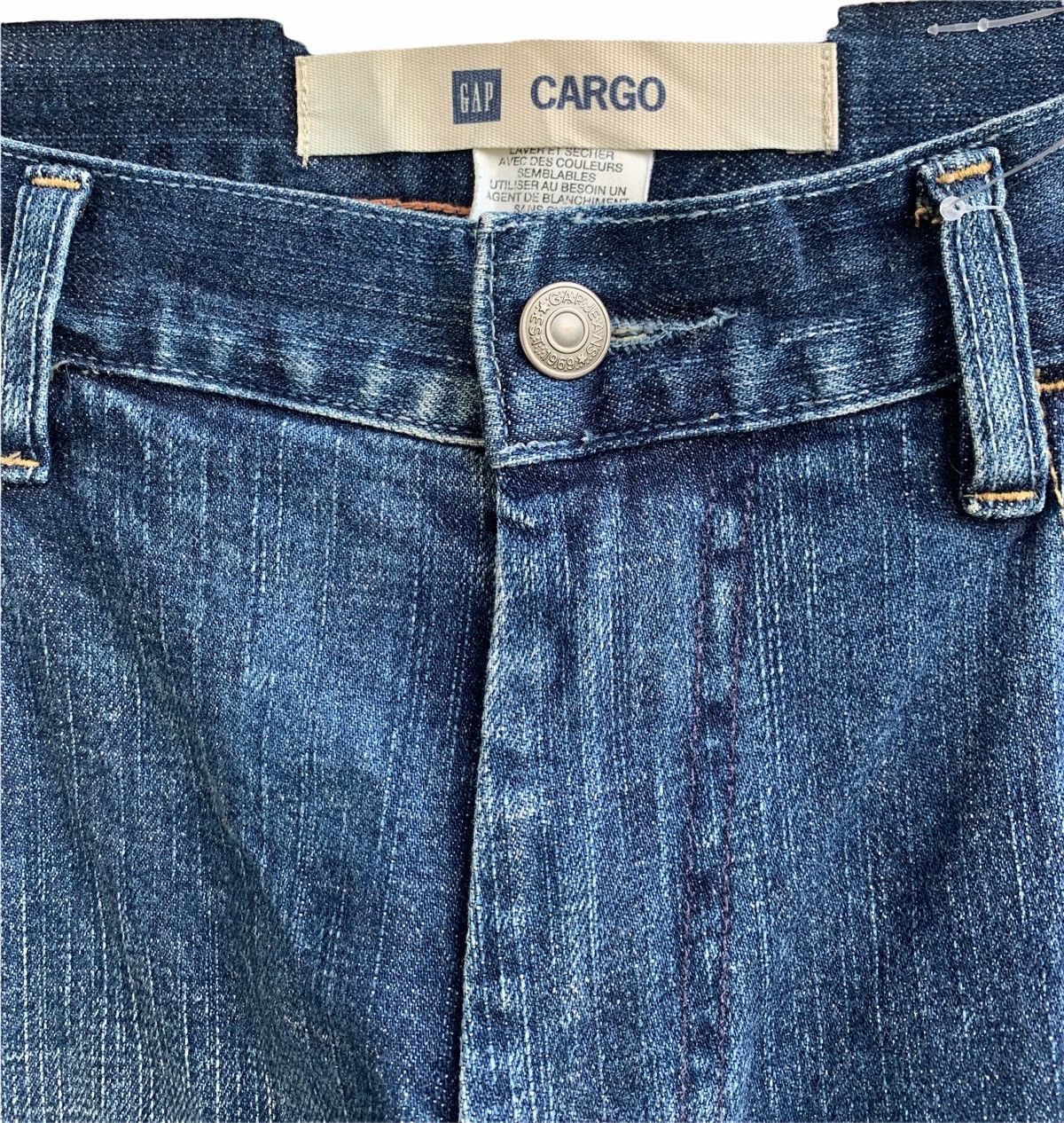 Gap Designer Gap Cargo Slim Pocket Jeans Size US 34 / EU 50 - 10 Thumbnail