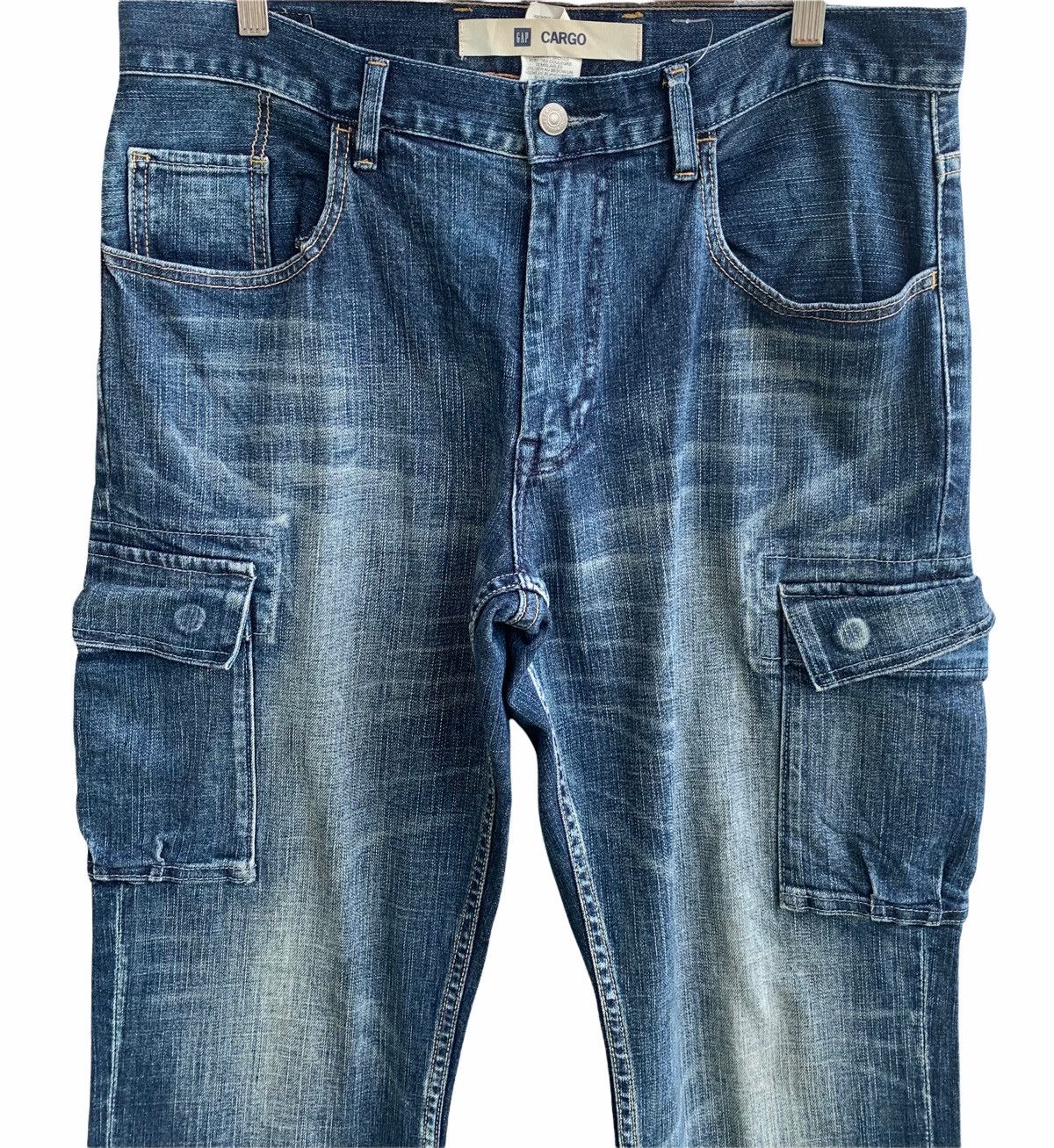 Gap Designer Gap Cargo Slim Pocket Jeans Size US 34 / EU 50 - 7 Thumbnail
