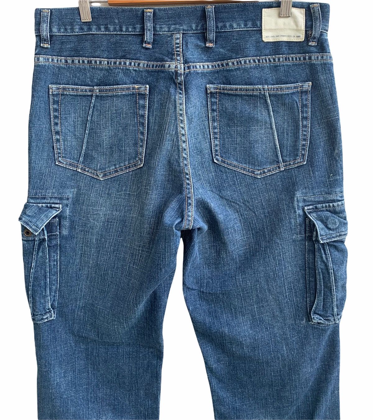 Gap Designer Gap Cargo Slim Pocket Jeans Size US 34 / EU 50 - 8 Thumbnail