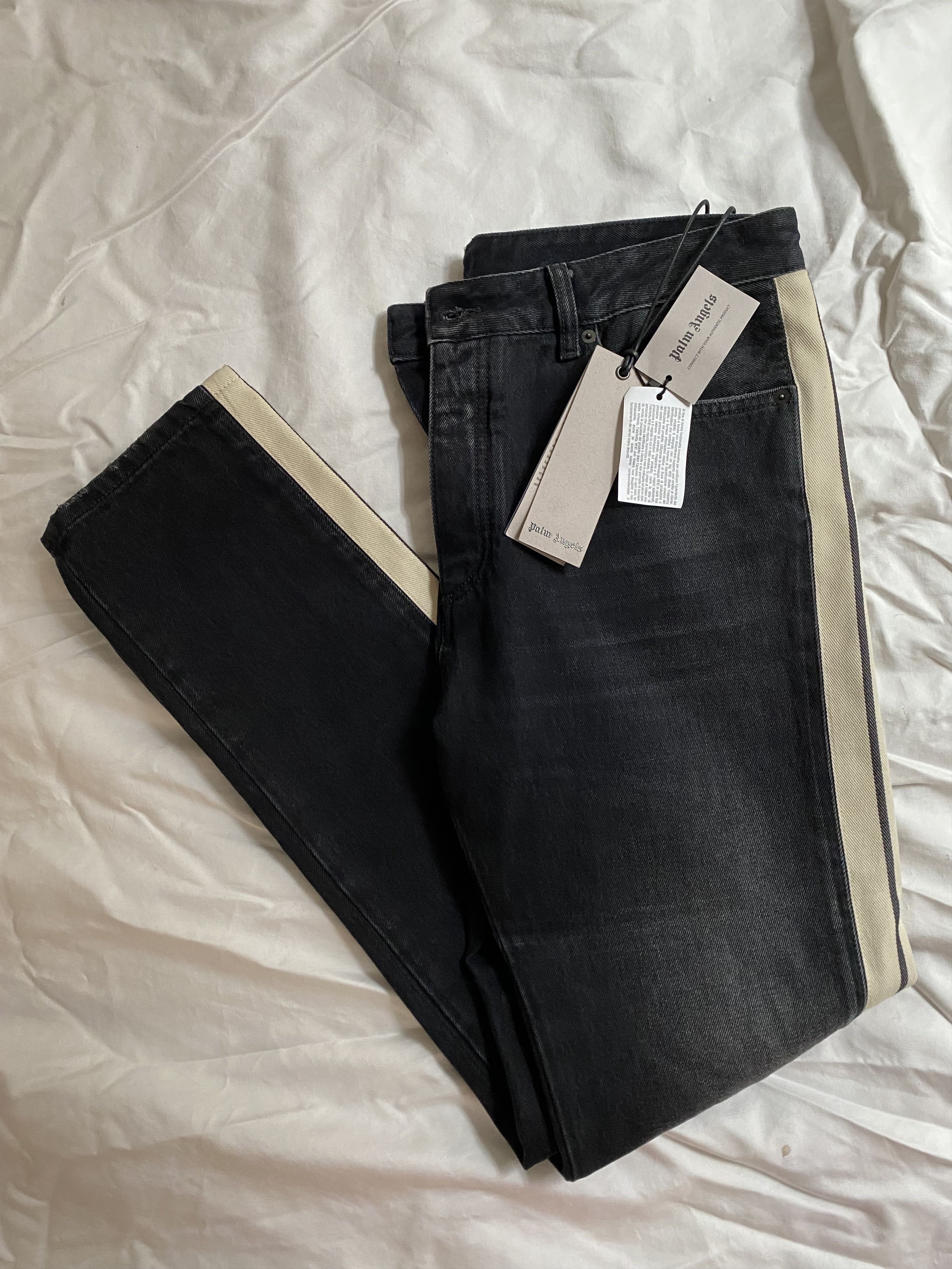 Palm Angels Black Denim Jeans