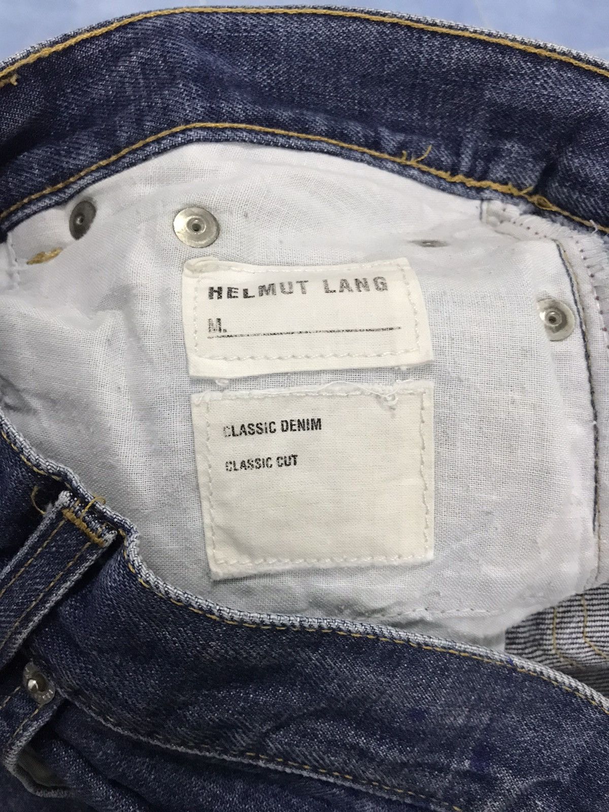 Helmut Lang 🔥Grailed steal🔥 Vintage Helmut Lang Splash paint jeans Size US 30 / EU 46 - 10 Thumbnail