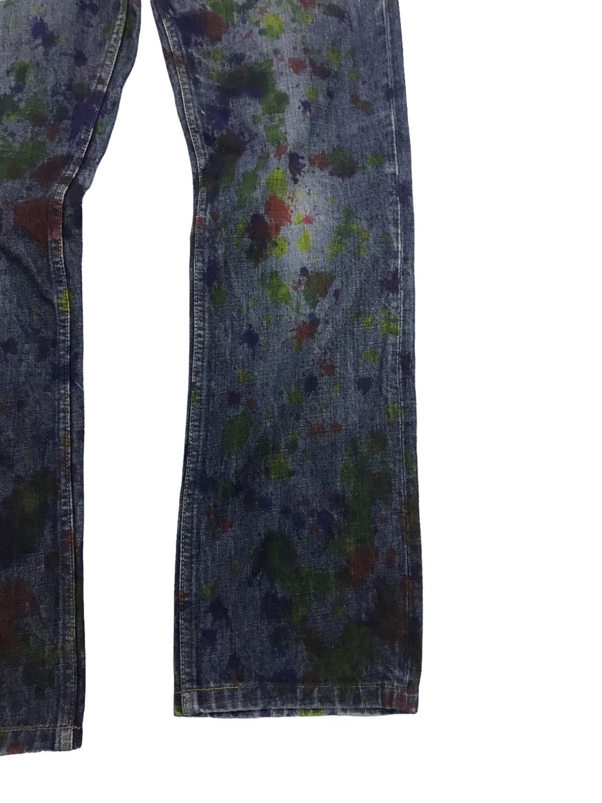 Helmut Lang 🔥Grailed steal🔥 Vintage Helmut Lang Splash paint jeans Size US 30 / EU 46 - 3 Thumbnail