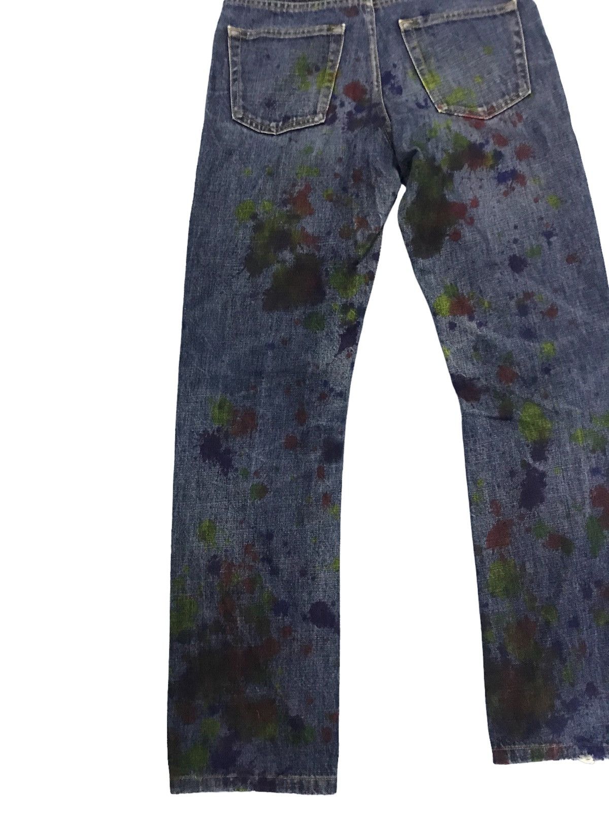 Helmut Lang 🔥Grailed steal🔥 Vintage Helmut Lang Splash paint jeans Size US 30 / EU 46 - 5 Thumbnail