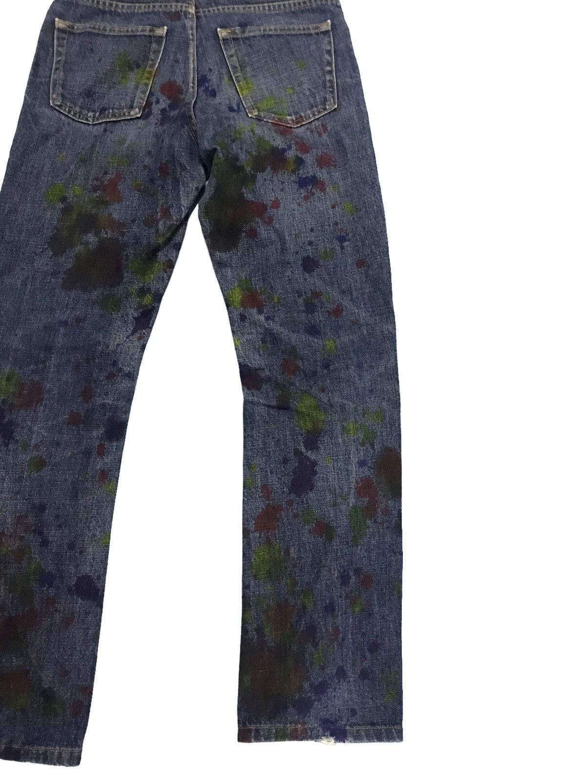 Helmut Lang 🔥Grailed steal🔥 Vintage Helmut Lang Splash paint jeans Size US 30 / EU 46 - 6 Thumbnail