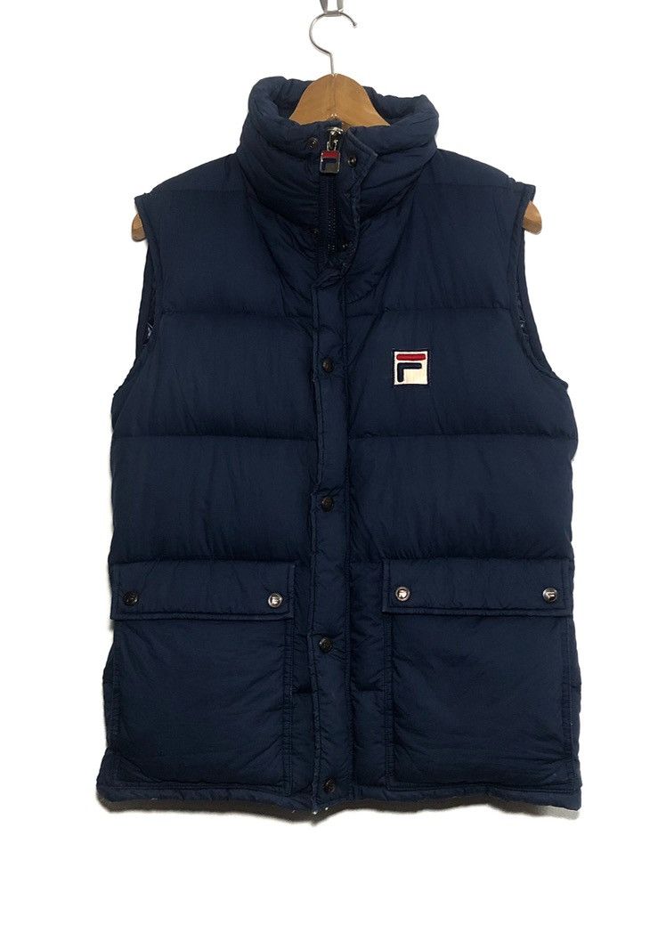 Fila Vintage Fila Down Puffer Vest Size US S / EU 44-46 / 1 - 1 Thumbnail