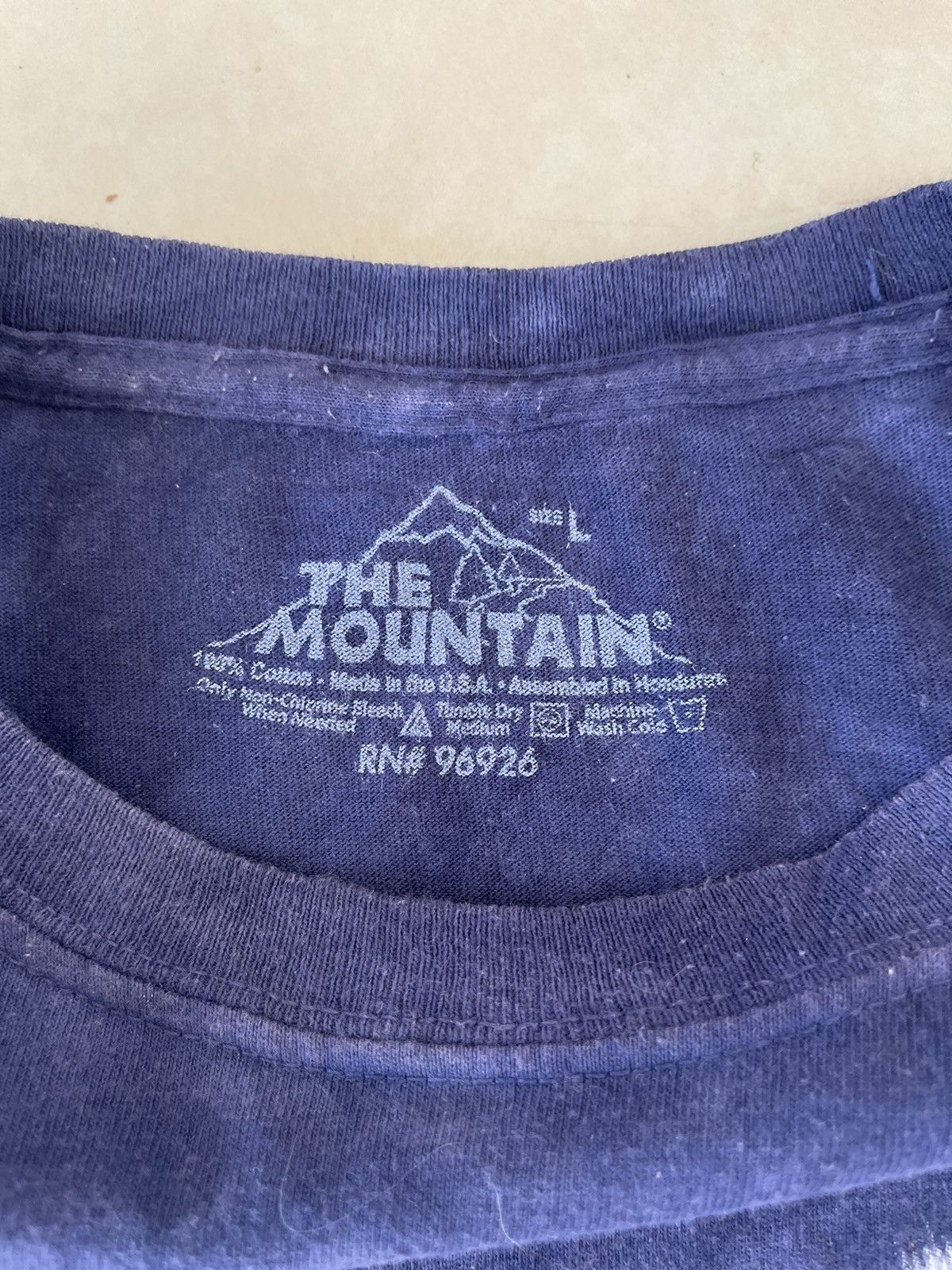 The Mountain Y2K Acidwash Overprint The Mountain Size US L / EU 52-54 / 3 - 4 Thumbnail