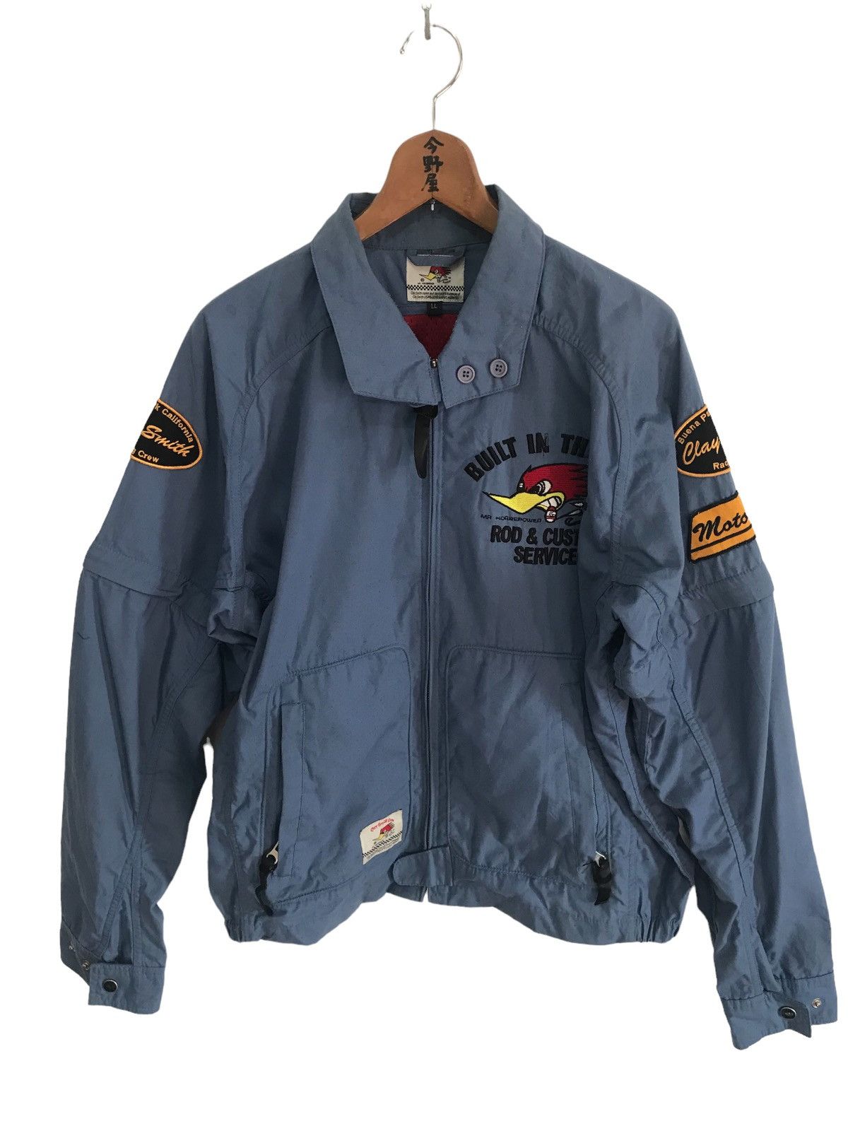 Sports Specialties 💥🎌💥Vintage Mooneyes Clay smith racing bikers jacket Size US L / EU 52-54 / 3 - 1 Thumbnail