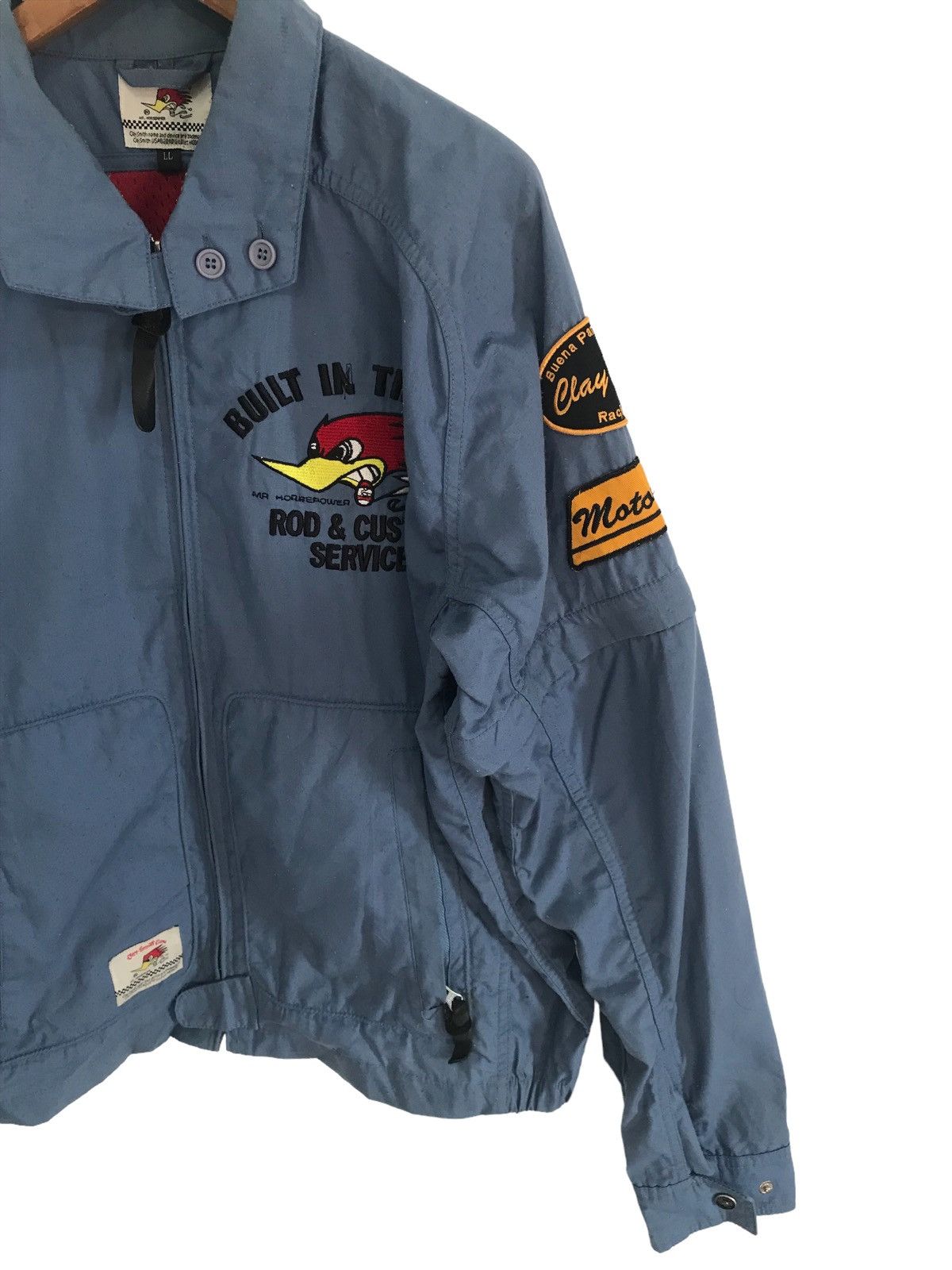 Sports Specialties 💥🎌💥Vintage Mooneyes Clay smith racing bikers jacket Size US L / EU 52-54 / 3 - 3 Thumbnail